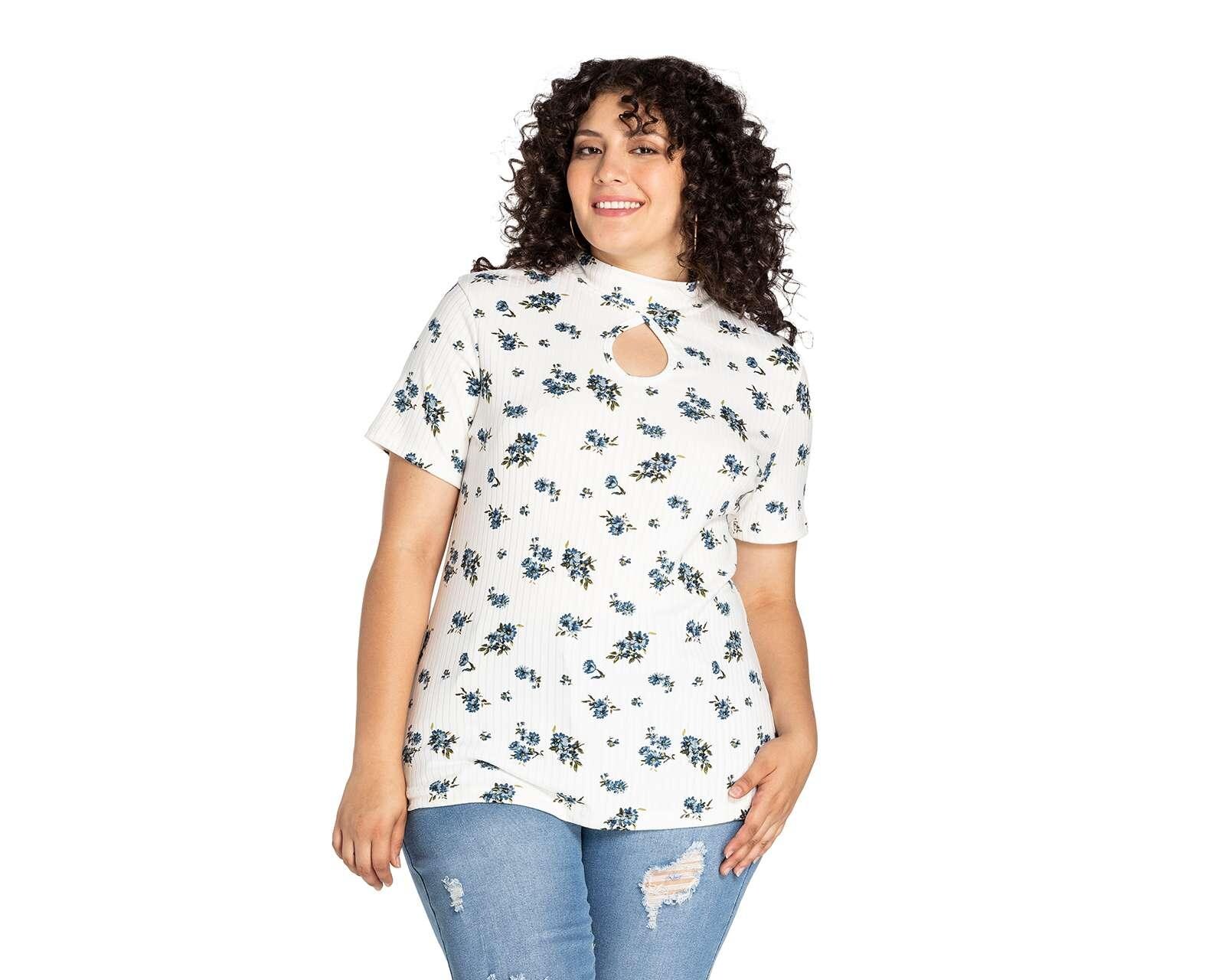 Foto 6 pulgar | Foto 5 | Playera Sahara Manga Corta con Estampado Floral