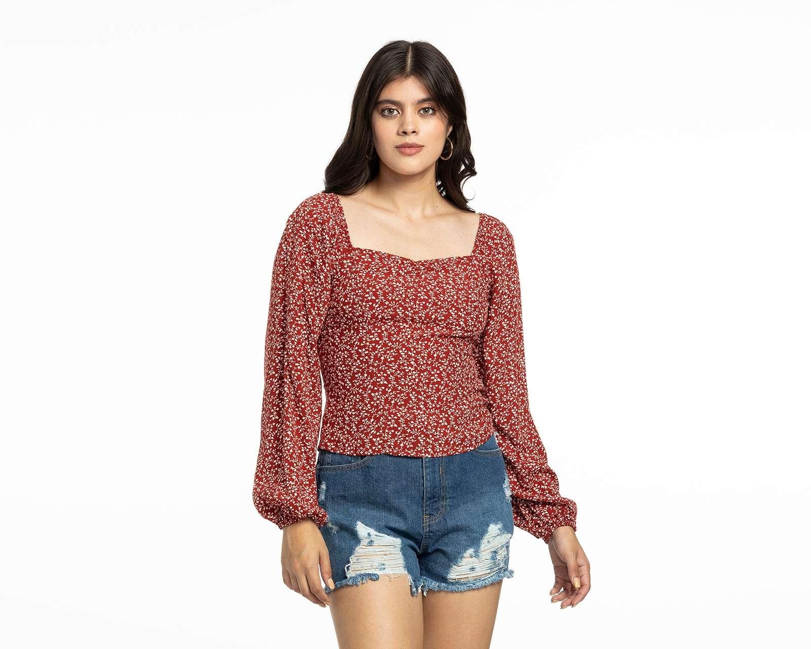 Foto 2 | Foto 2 | Blusa 18 Forever Manga Larga Estampado Floral