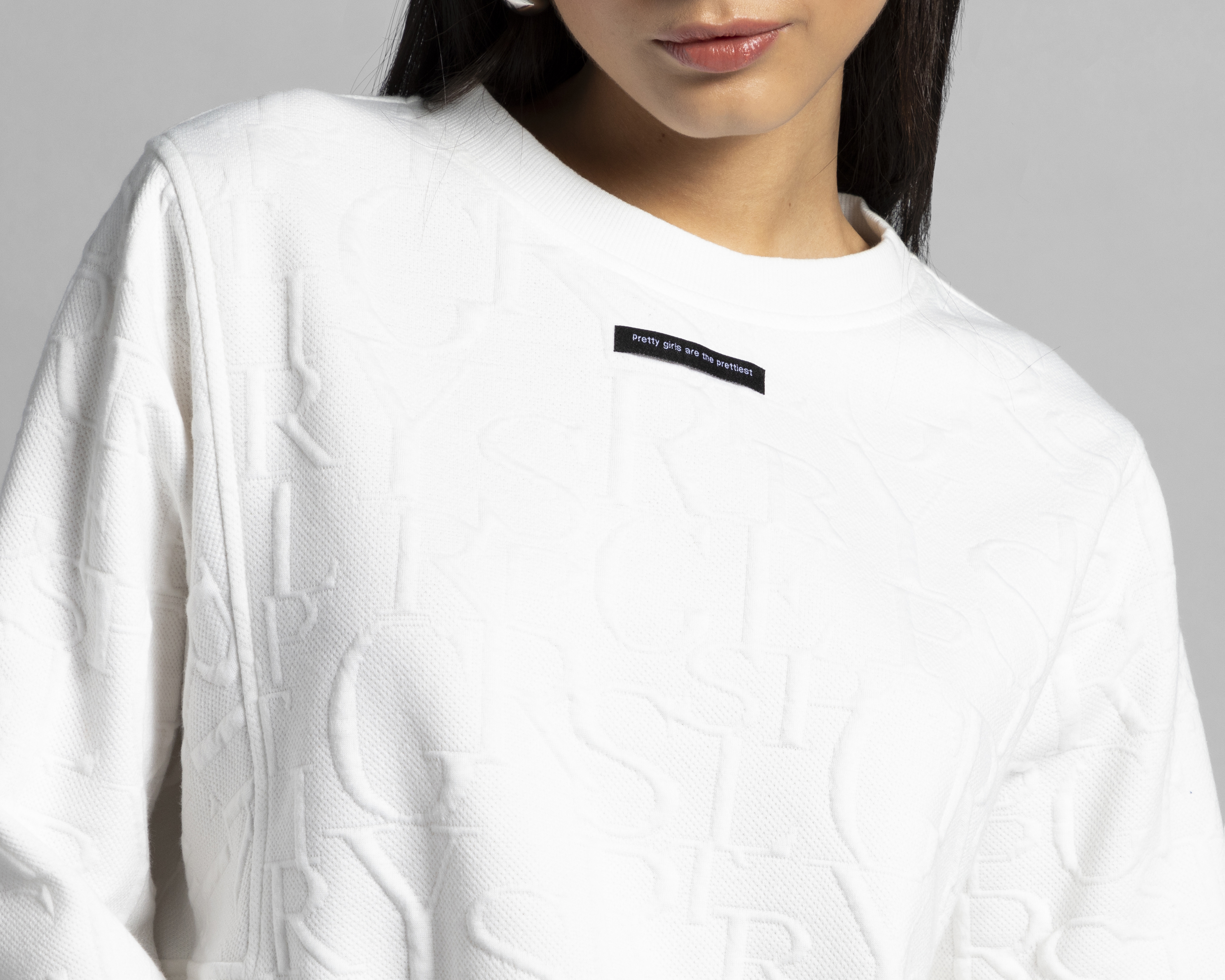 Foto 4 | Foto 4 | Sudadera Blanca Thinner para Mujer