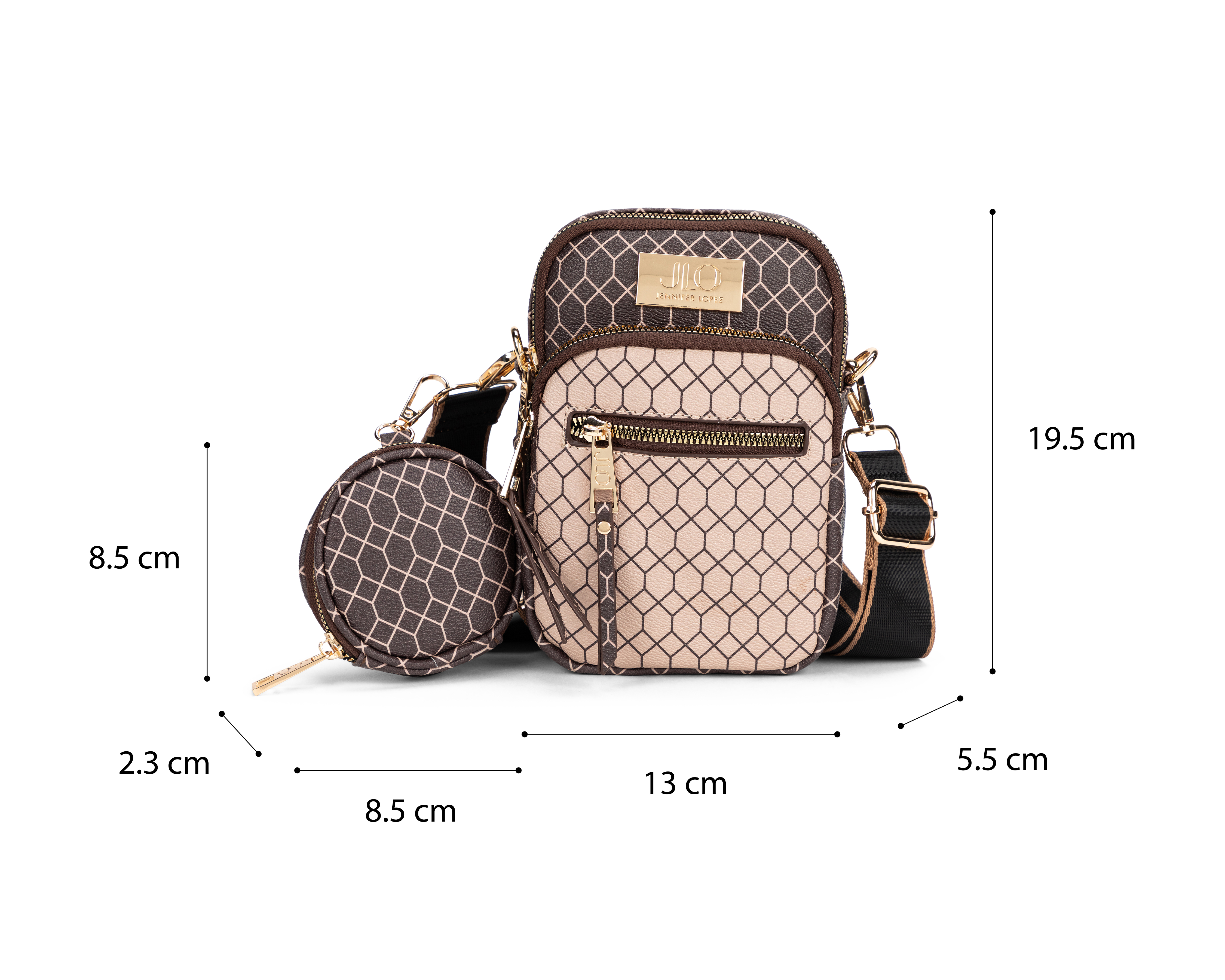 Foto 7 pulgar | Foto 6 | Bolsa Cruzada Jennifer Lopez con Monedero