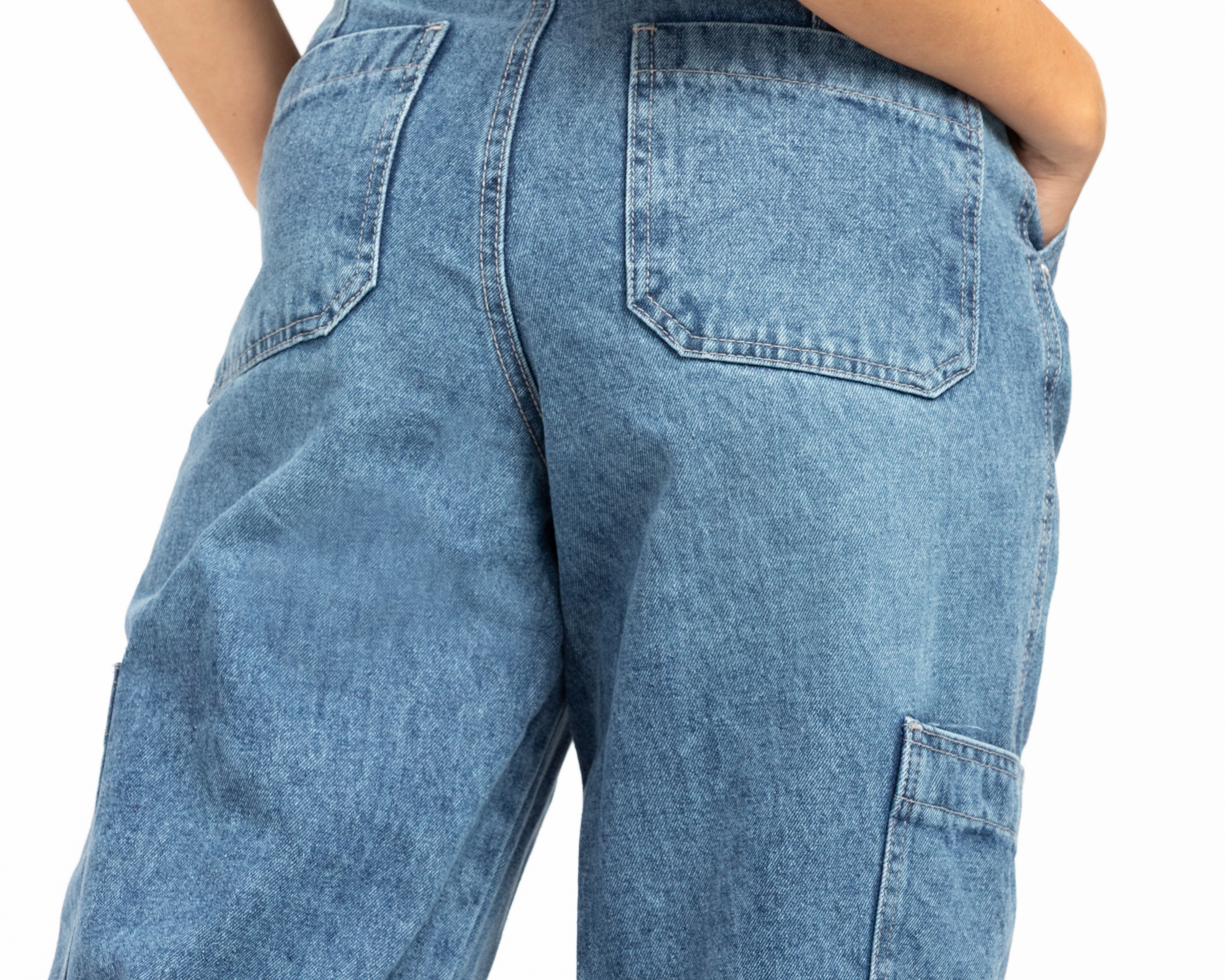 Foto 6 pulgar | Foto 5 | Jeans Wide Leg Refill para Mujer