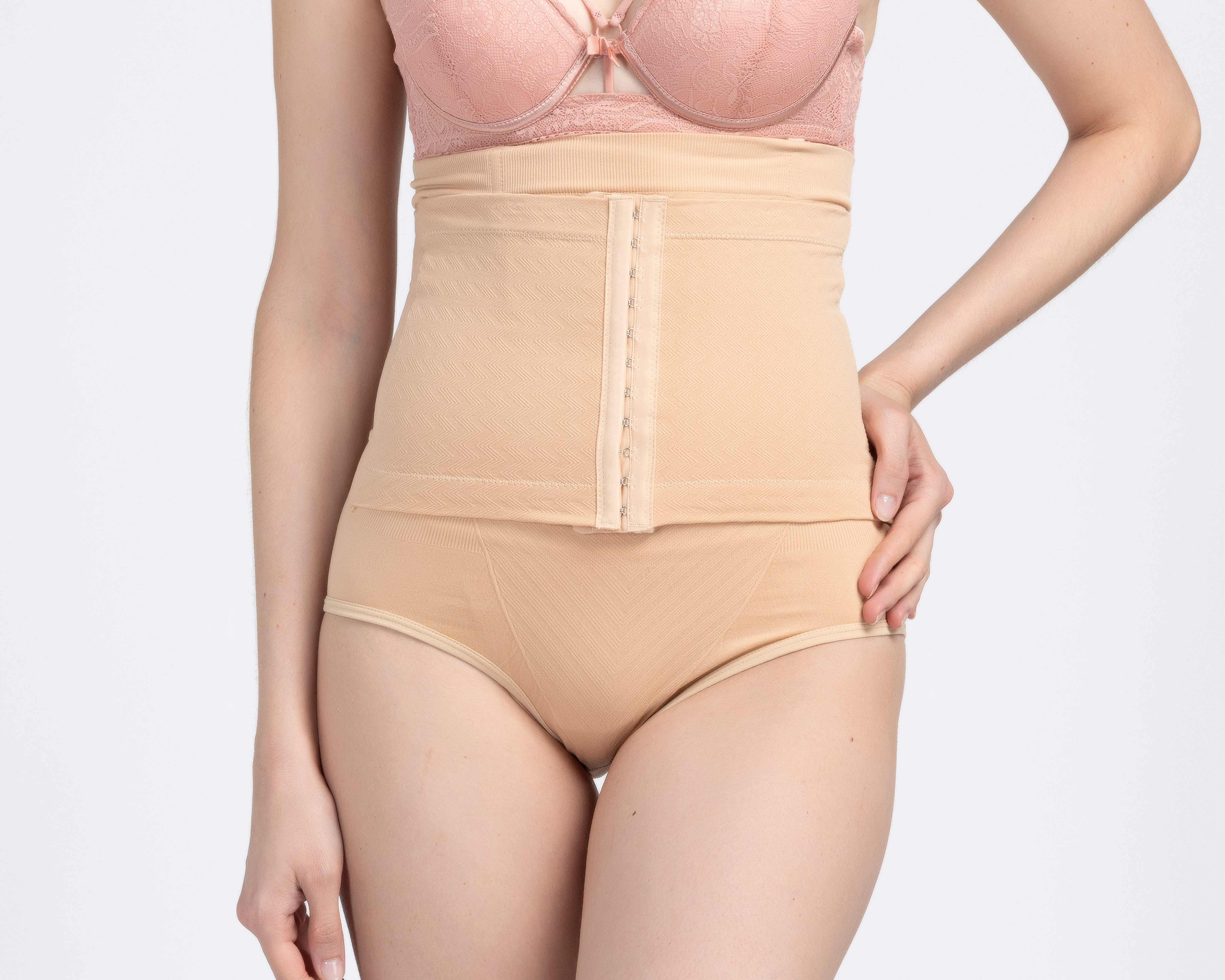 Body con Control Postparto Mamá Bella Mediana Compresión para Mujer