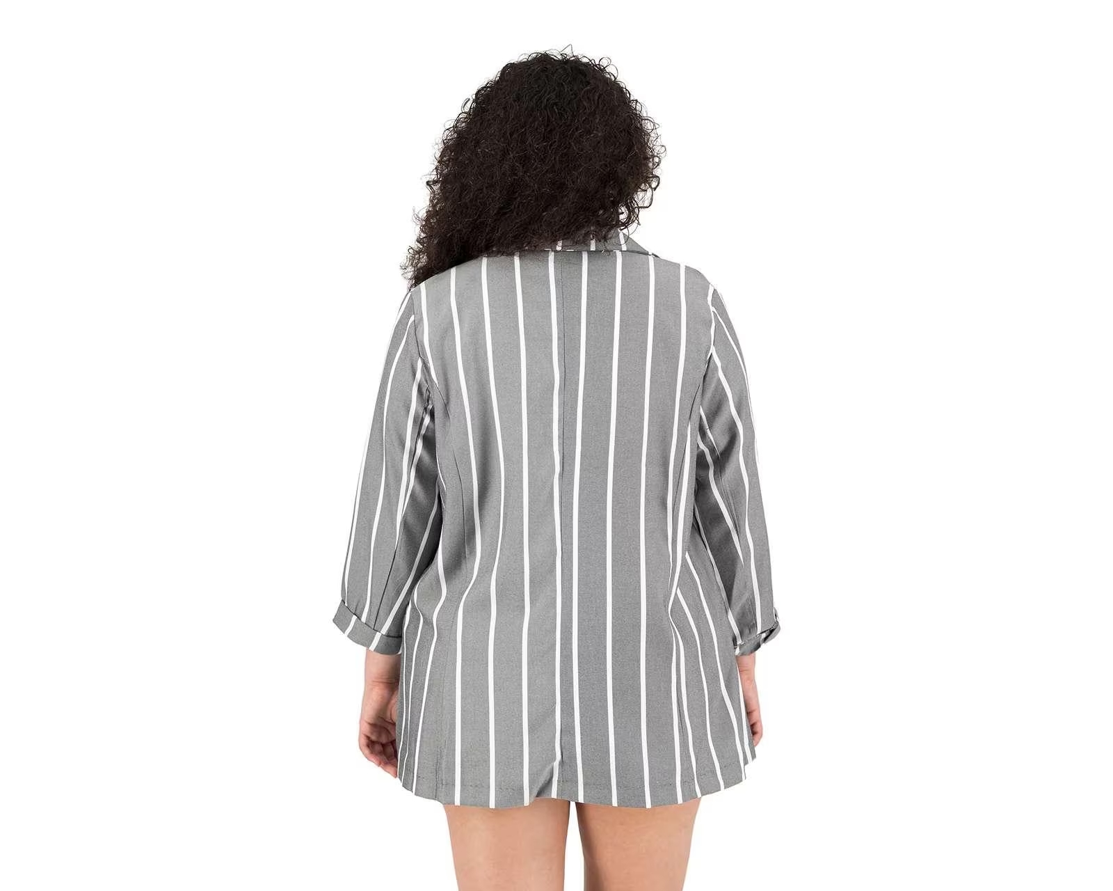 Foto 6 | Foto 6 | Blazer a Rayas Thinner Manga 3/4