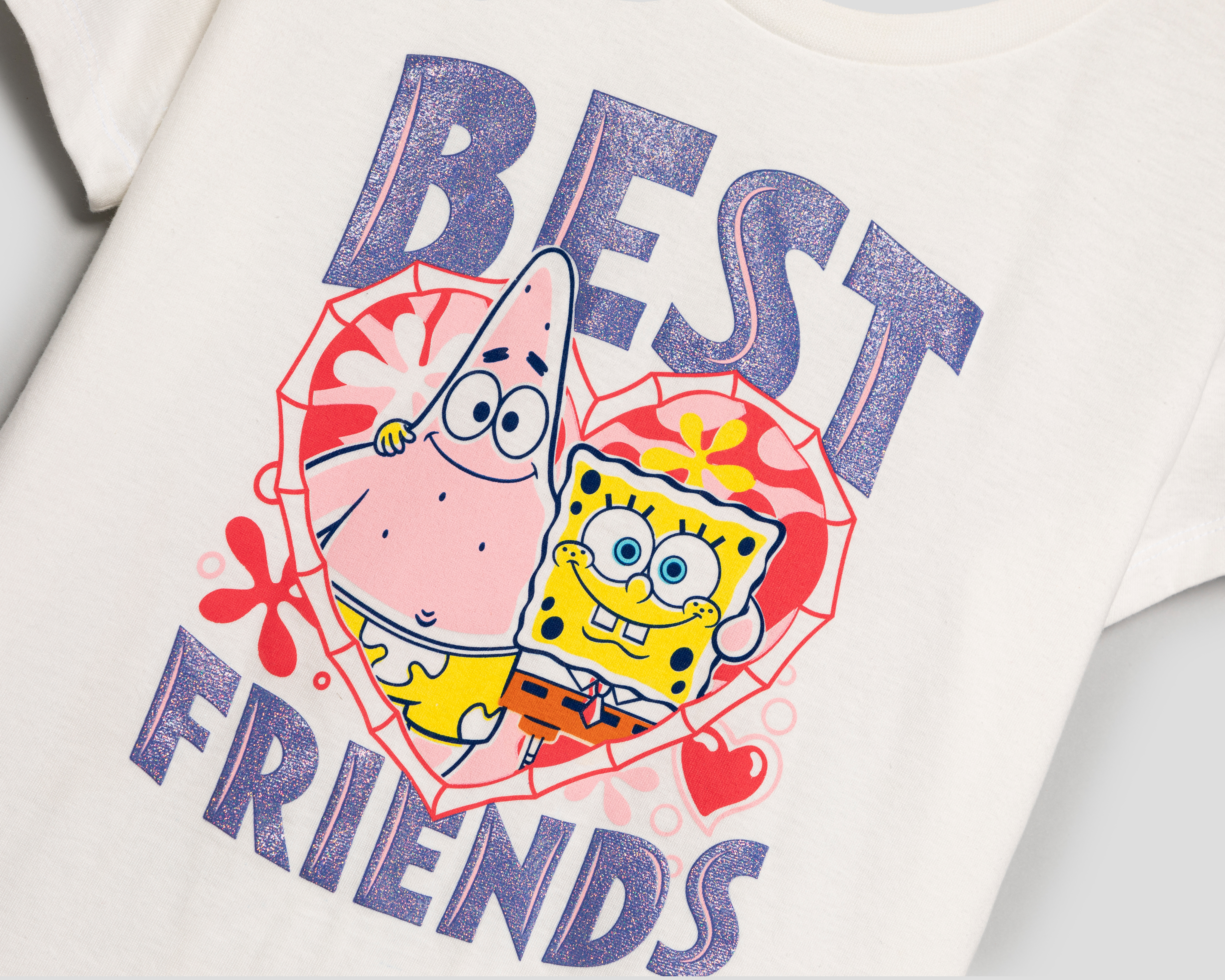 Foto 4 pulgar | Foto 3 | Playera Bob Esponja Manga Corta para Mujer