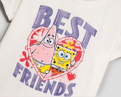 Foto 3 | Foto 3 | Playera Bob Esponja Manga Corta para Mujer