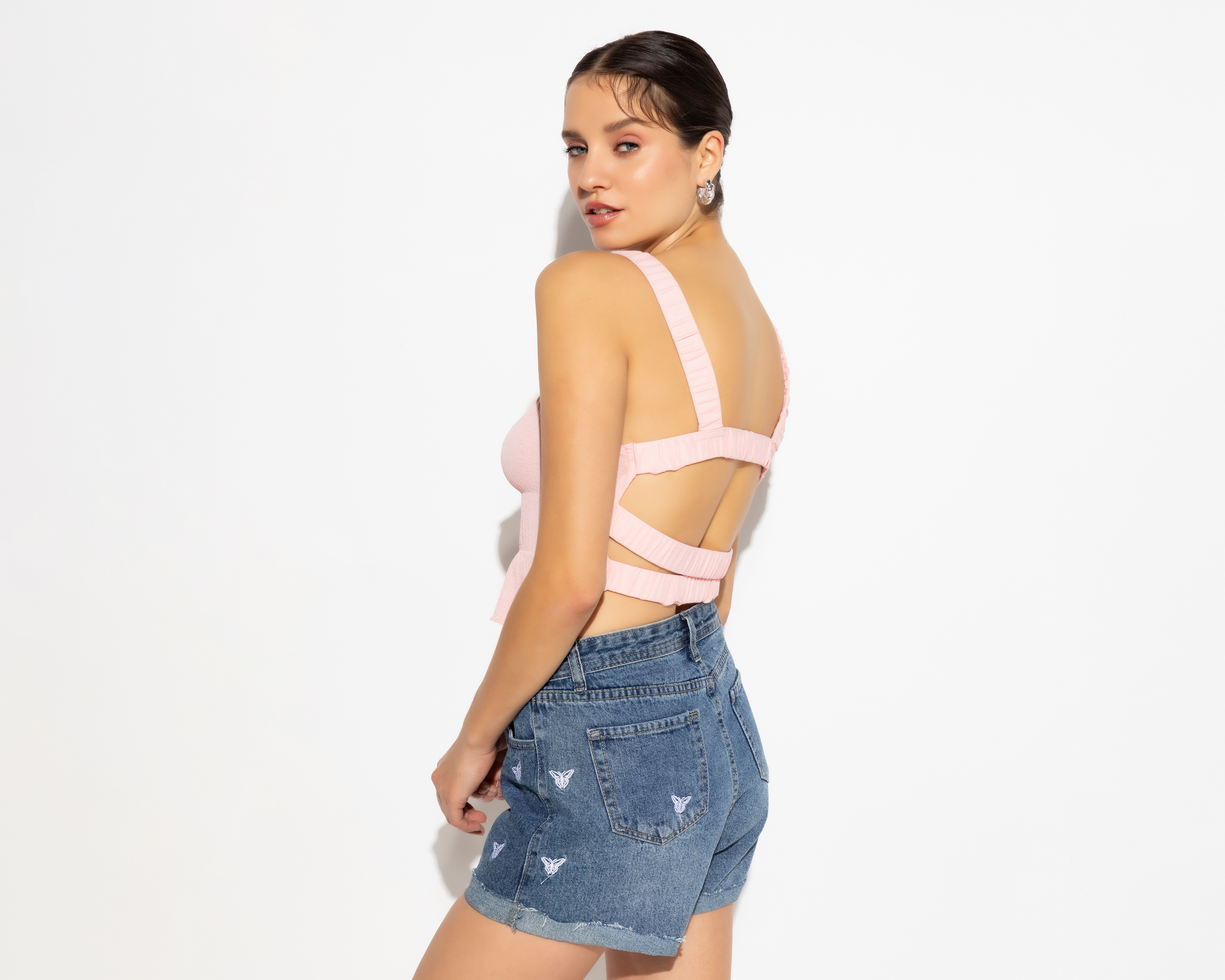 Foto 4 pulgar | Foto 3 | Blusa Rosa Jolie & Joy para Mujer