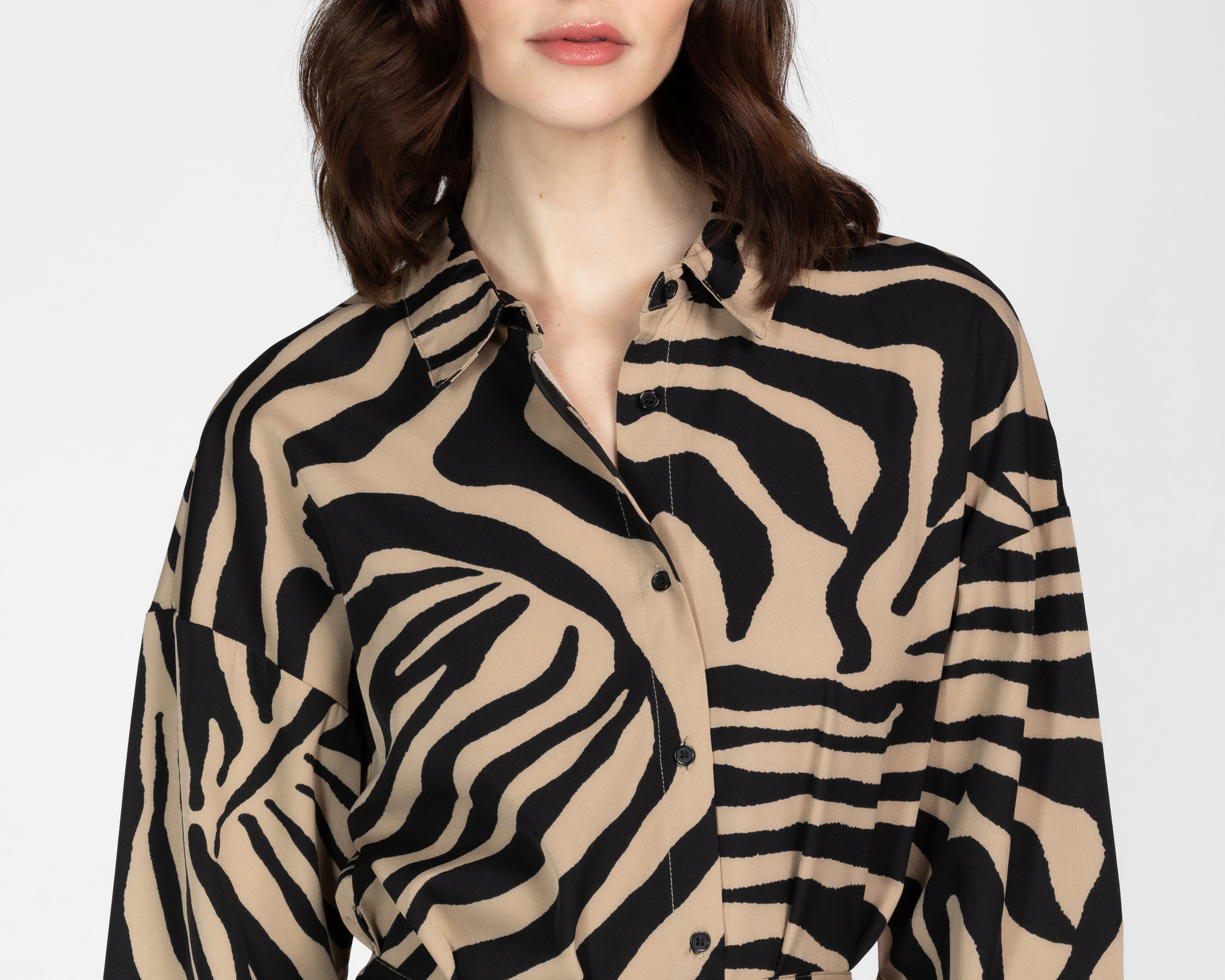 Foto 6 pulgar | Foto 5 | Vestido Casual Sahara Manga Larga con Cinturón