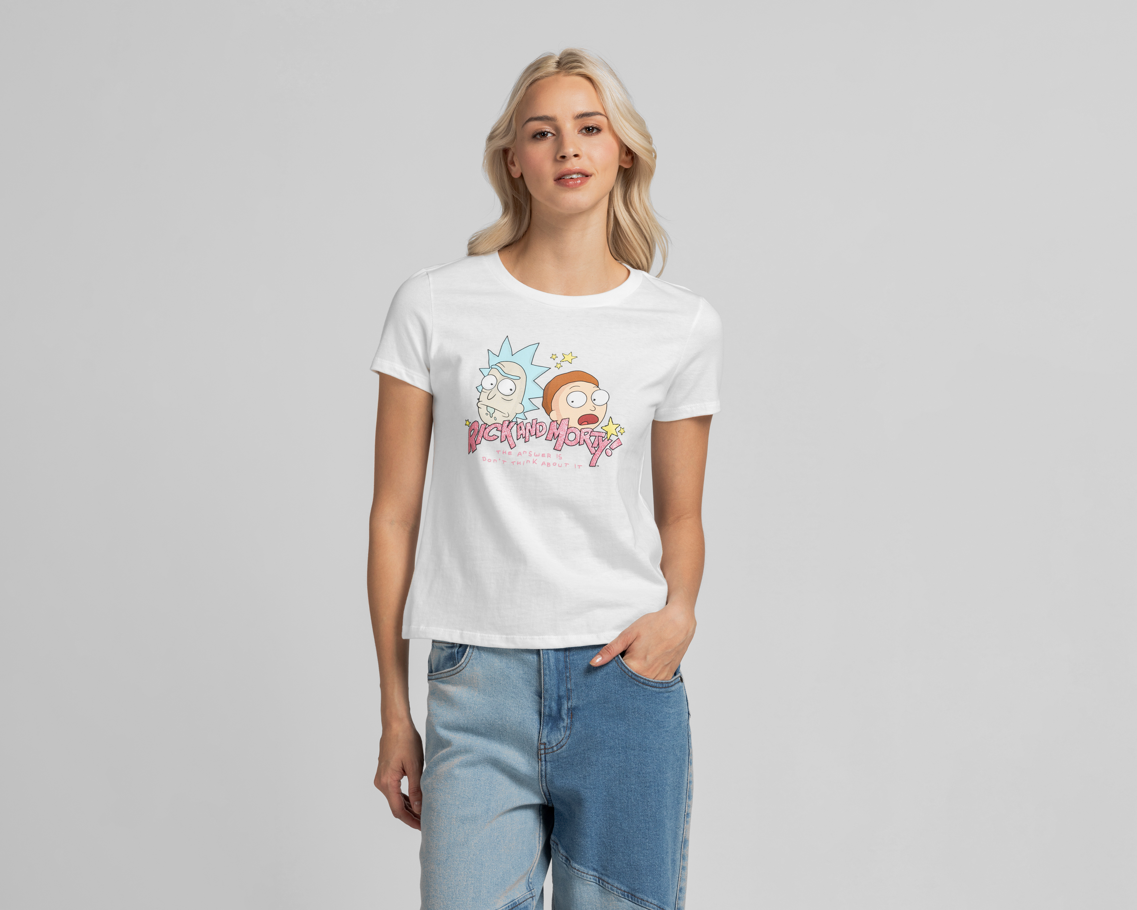Playera Rick & Morty Manga Corta para Mujer
