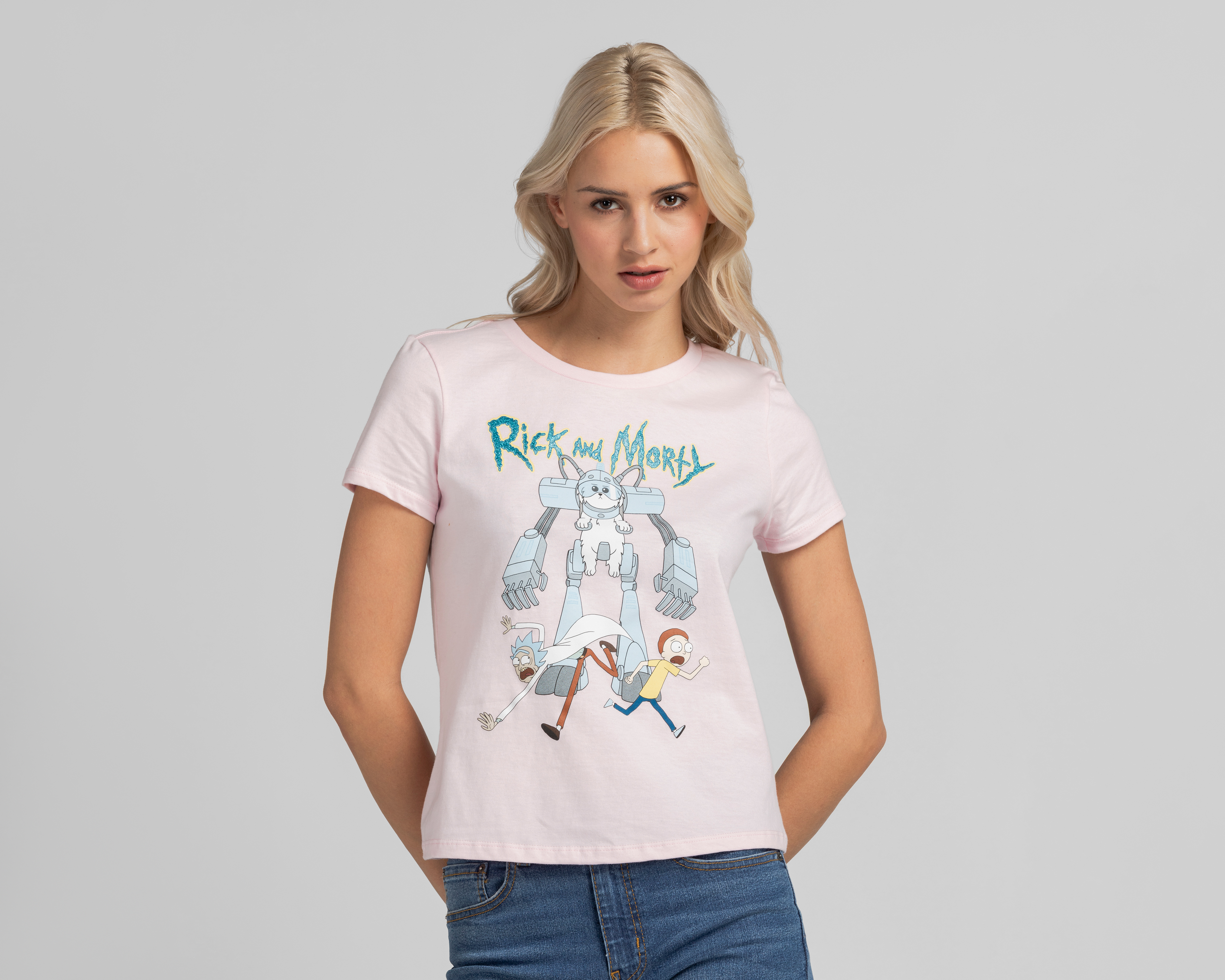 Foto 1 | Foto 1 | Playera Rick & Morty Manga Corta para Mujer