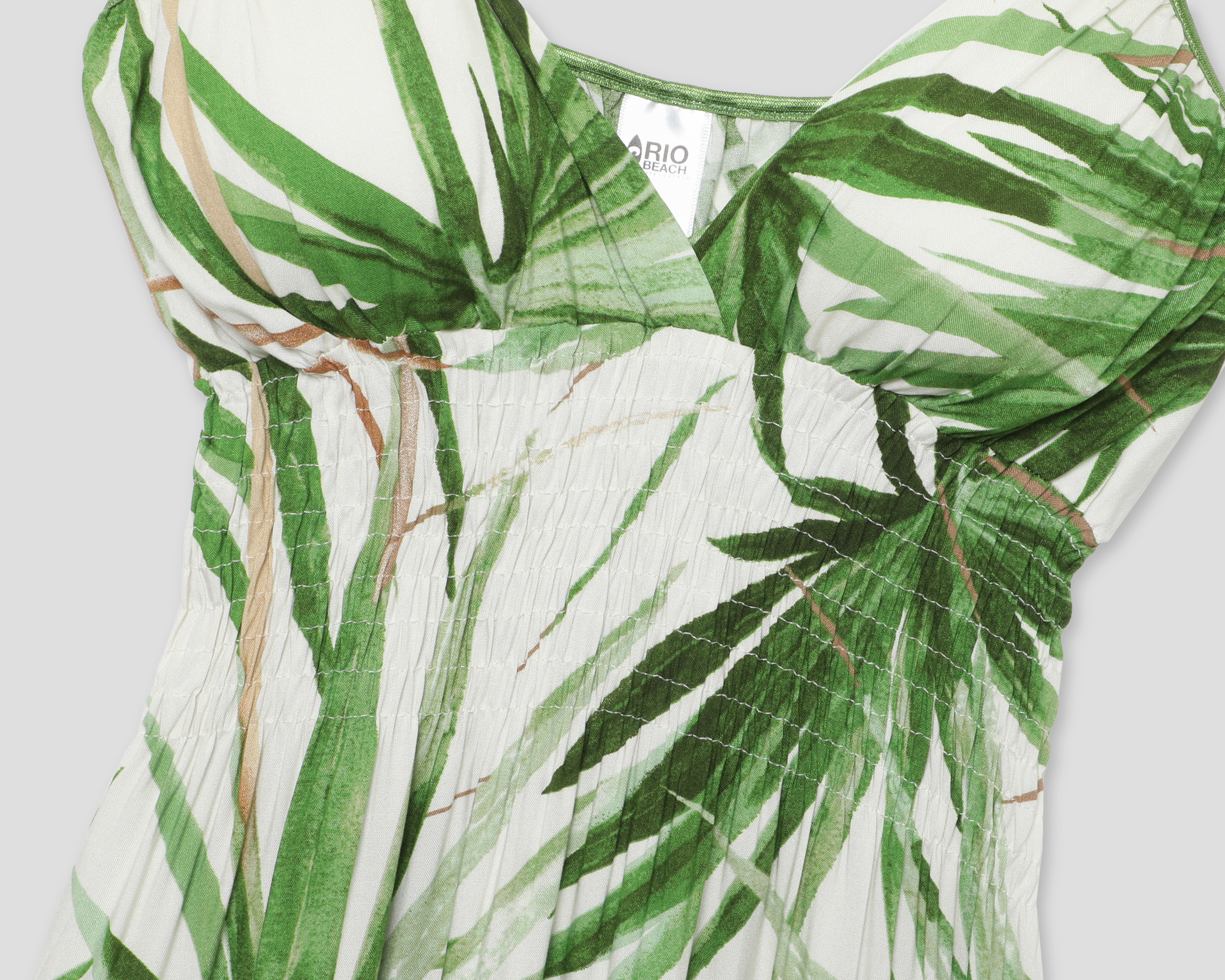 Foto 3 | Foto 3 | Vestido de Playa Rio Beach Verde con Tirantes para Mujer