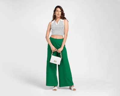 Foto 2 | Foto 2 | Pantalón Ancho Sahara Verde para Mujer