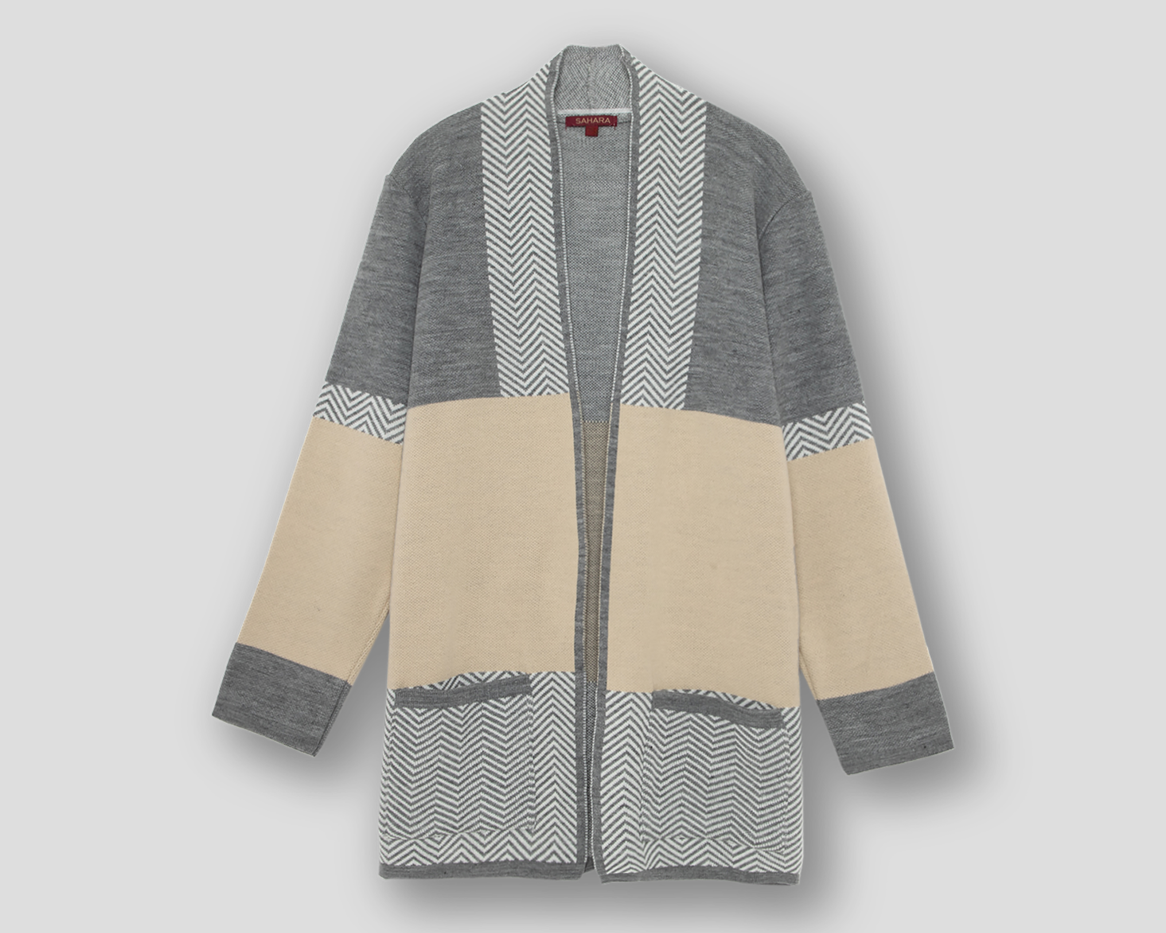 Cárdigan con Bolsas Sahara para Mujer