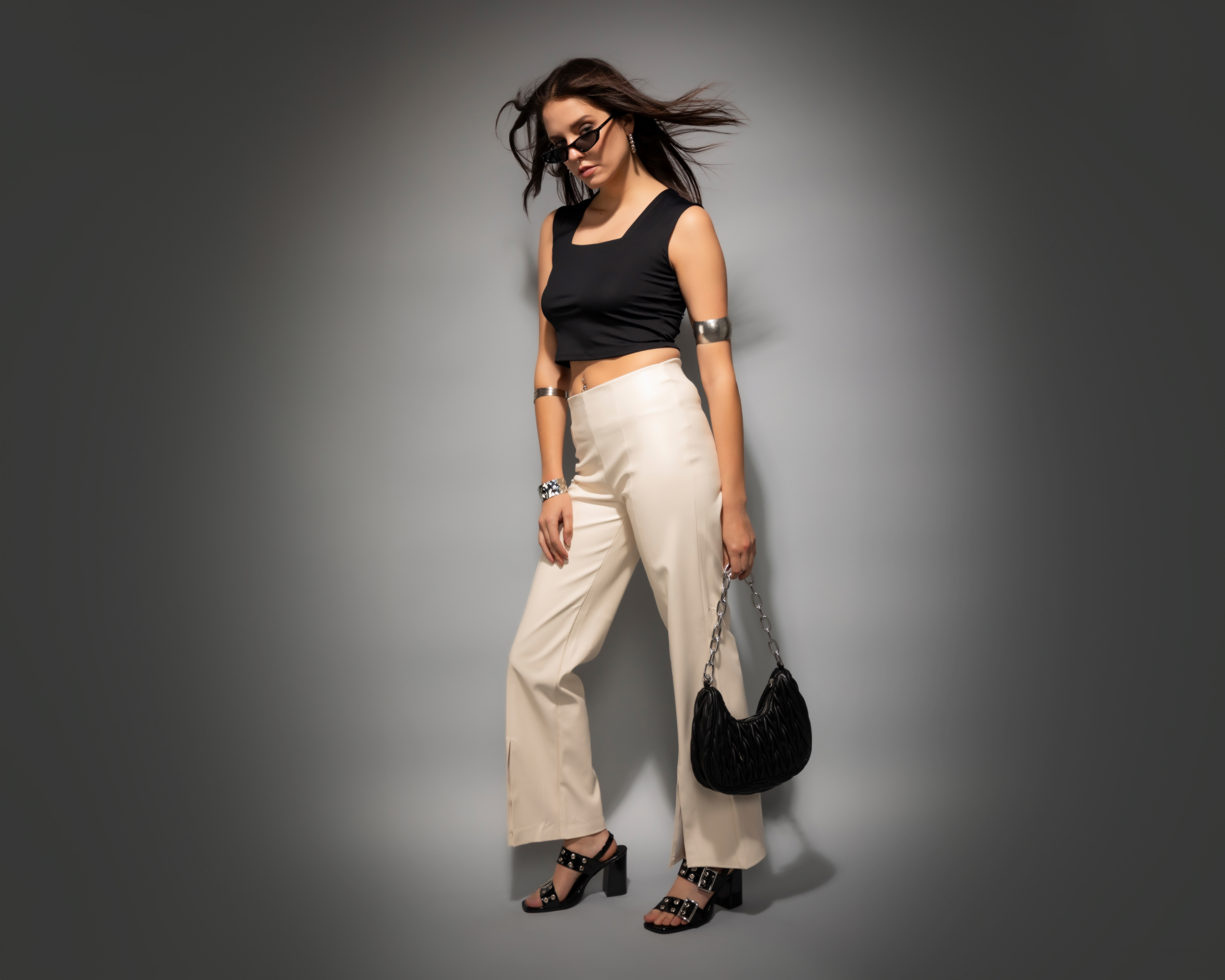 Pantalón Ancho Strona Beige Juvenil
