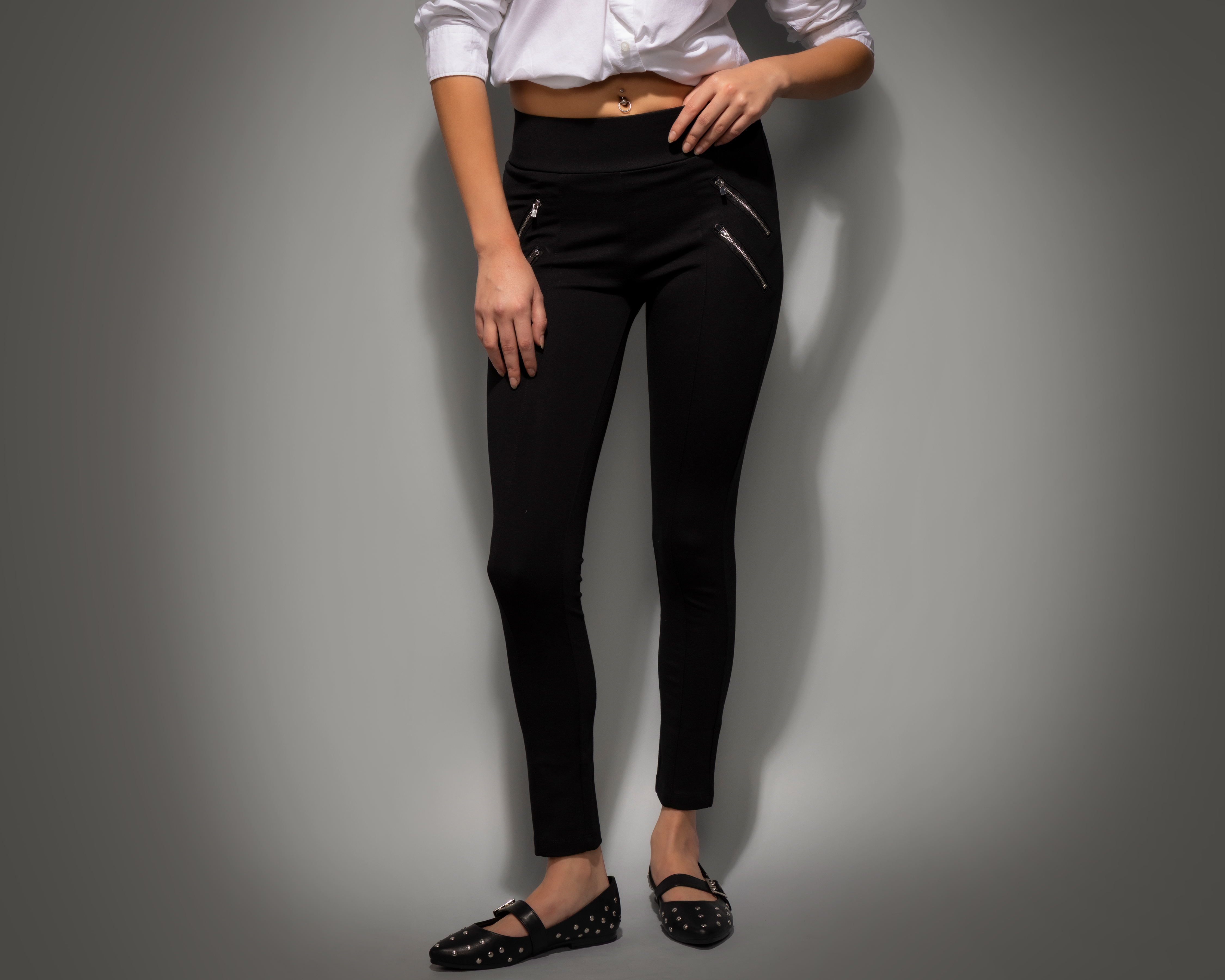 Foto 2 | Foto 2 | Leggings Negros Strona para Mujer