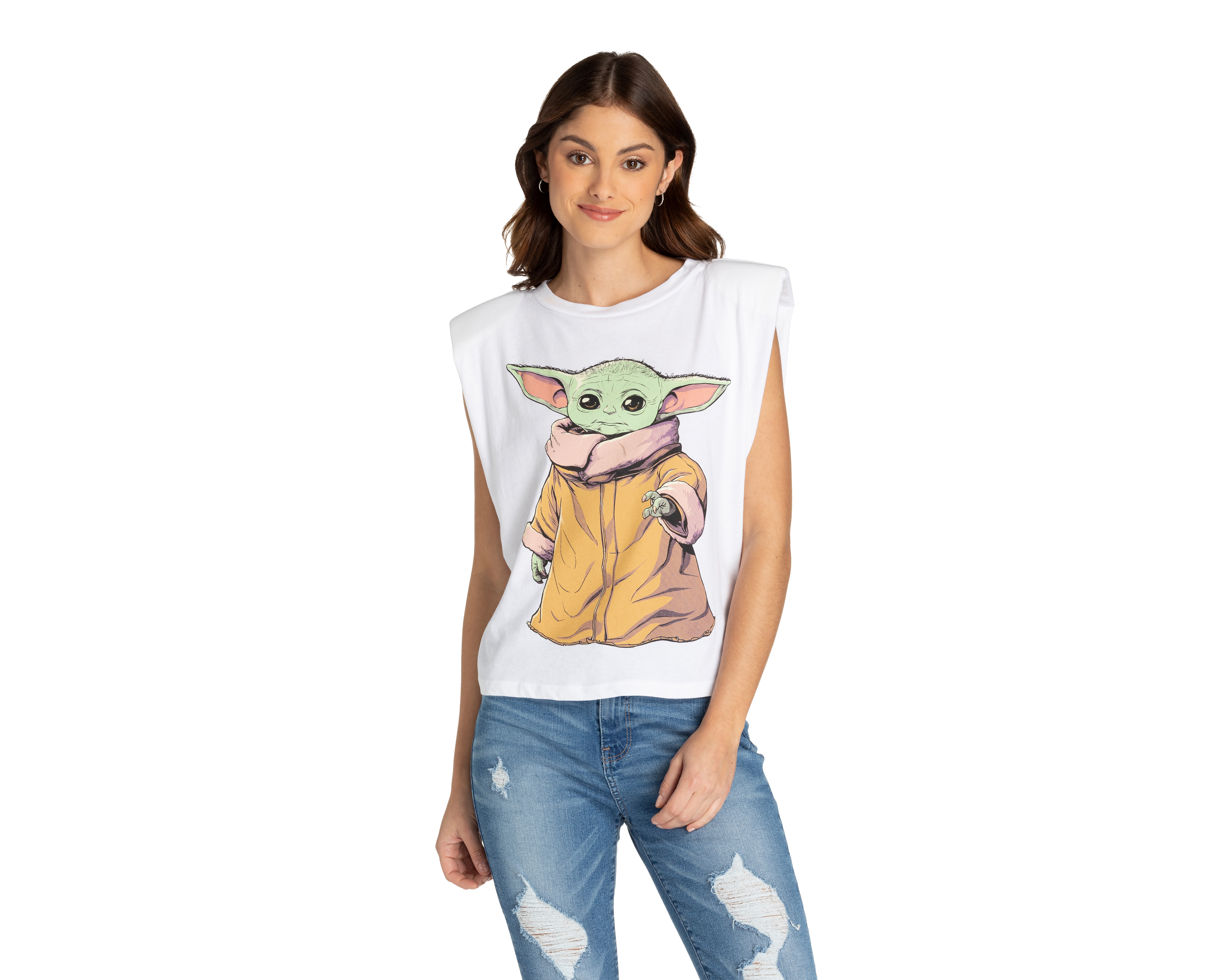 Foto 2 | Foto 2 | Playera Star Wars Grogu Manga Corta