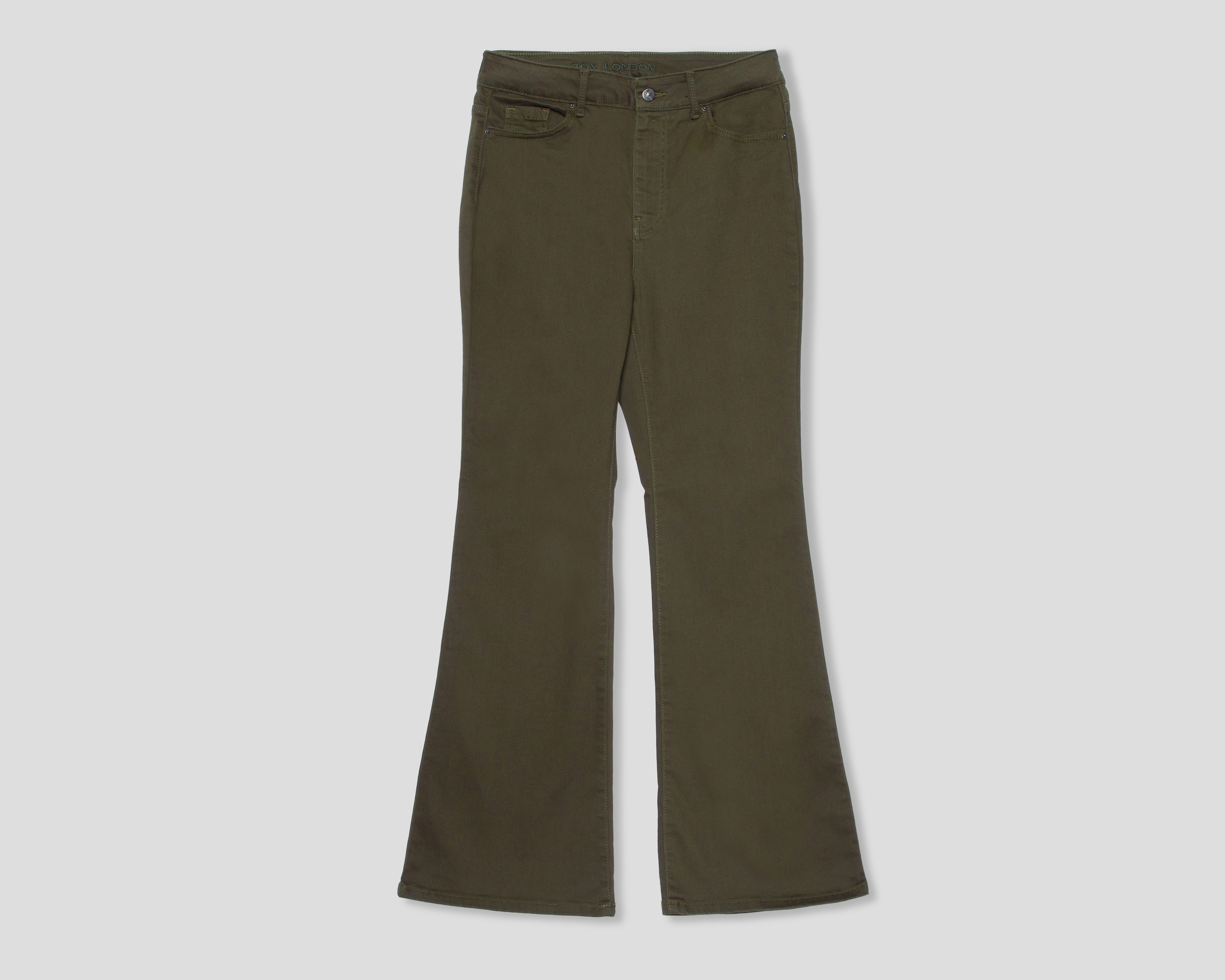 Foto 2 pulgar | Foto 1 | Jeans Flare Boy London para Mujer