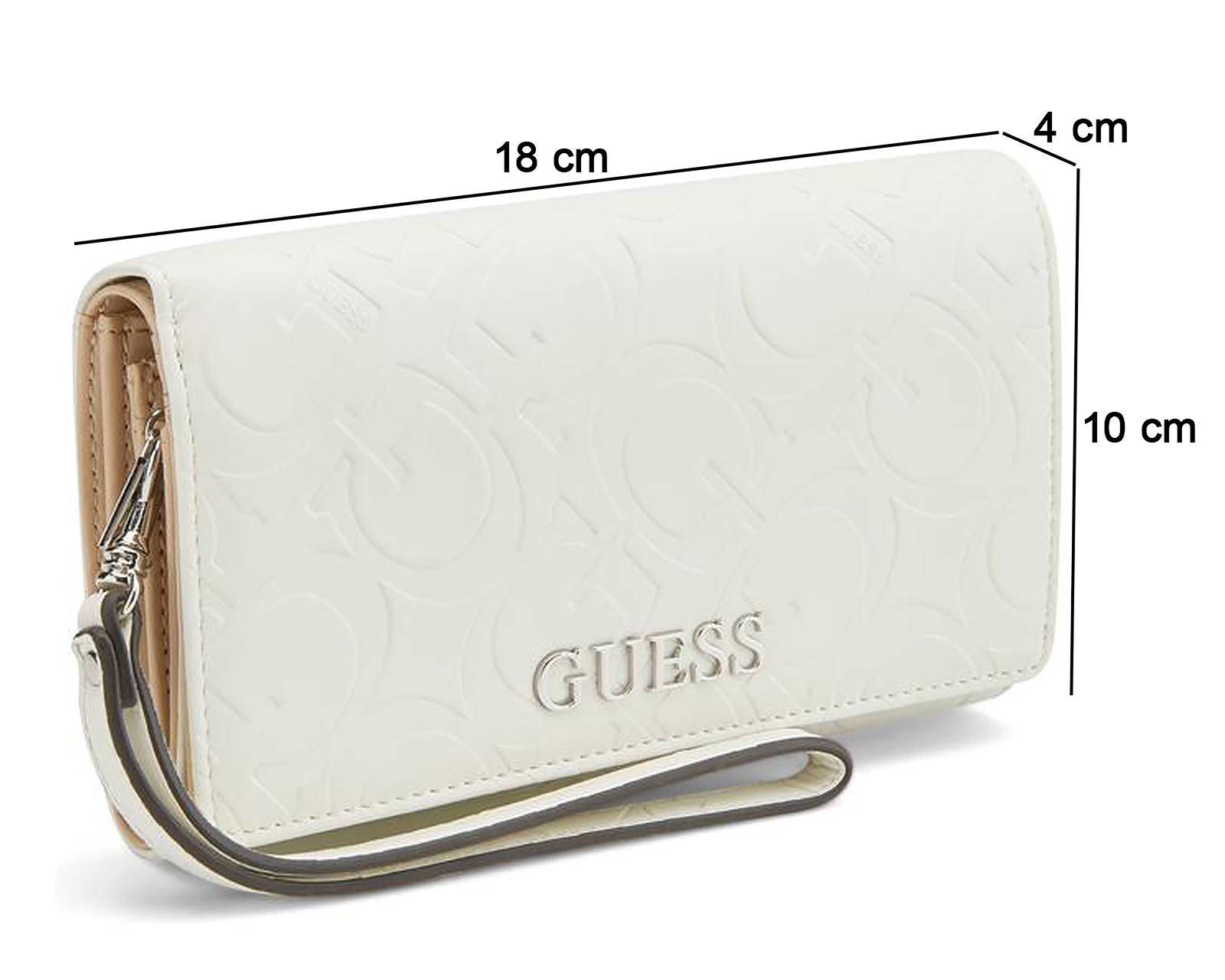 Foto 6 pulgar | Foto 5 | Cartera para Mujer Guess Blanca
