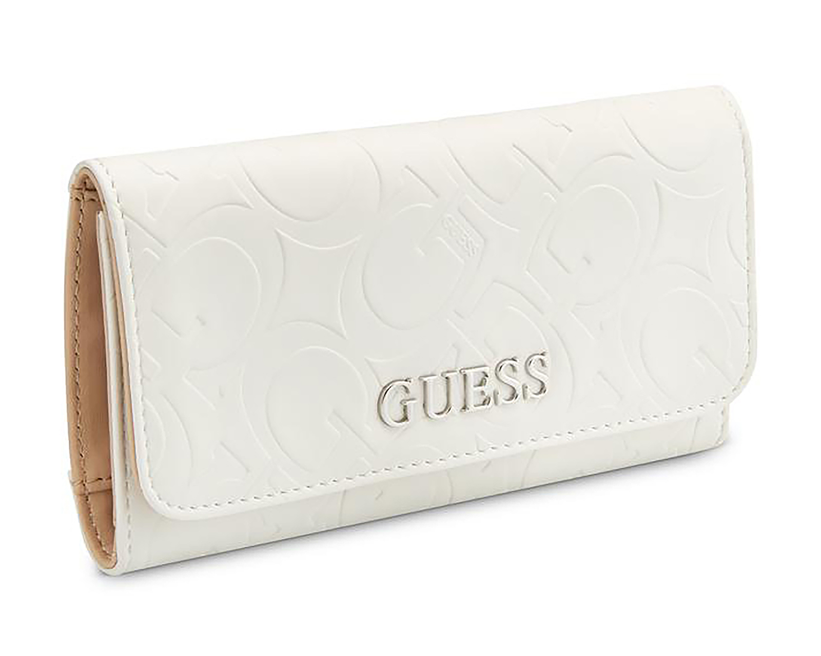 Foto 3 pulgar | Foto 2 | Cartera para Mujer Guess Blanca