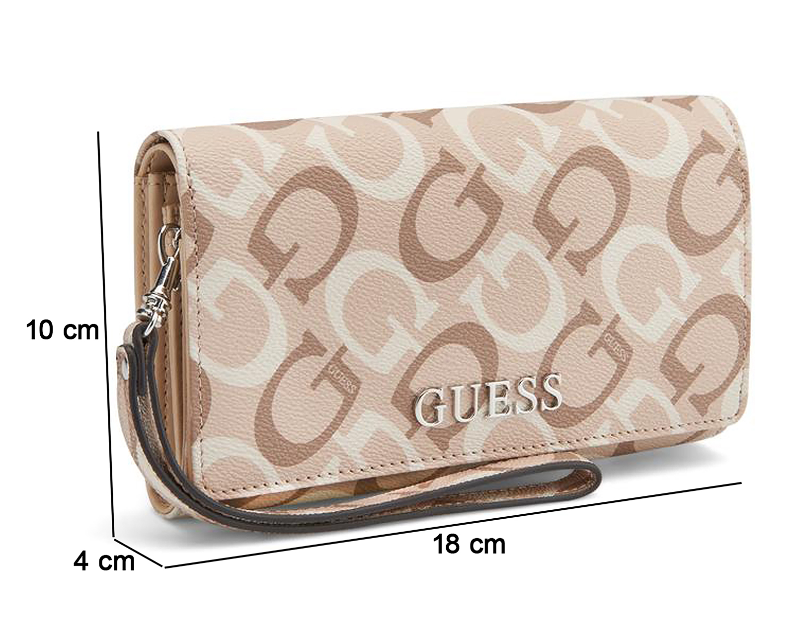 Foto 6 pulgar | Foto 5 | Cartera para Mujer Guess Café