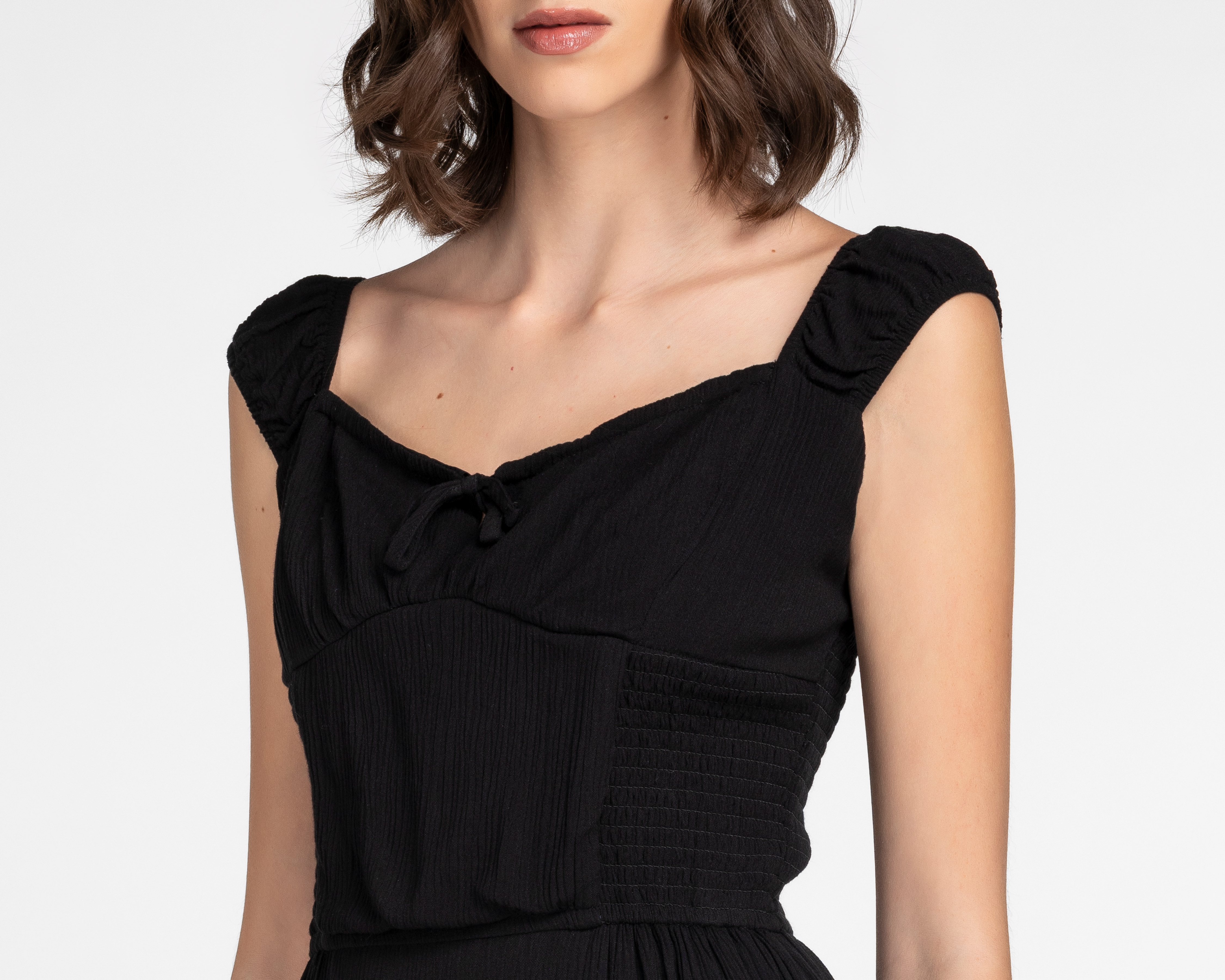 Foto 5 pulgar | Foto 4 | Vestido Casual 18 Forever Negro de Tirantes para Mujer