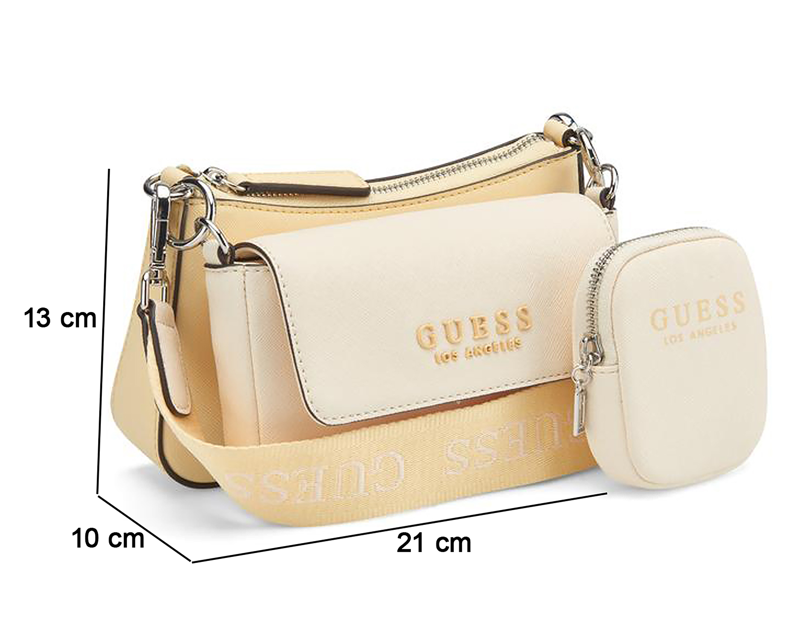 Foto 6 pulgar | Foto 5 | Bolsa Cruzada Guess Abbie con Monedero