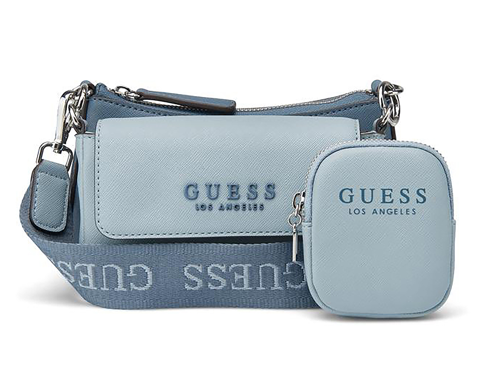 Foto 2 pulgar | Foto 1 | Bolsa Cruzada Guess Abbie con Monedero