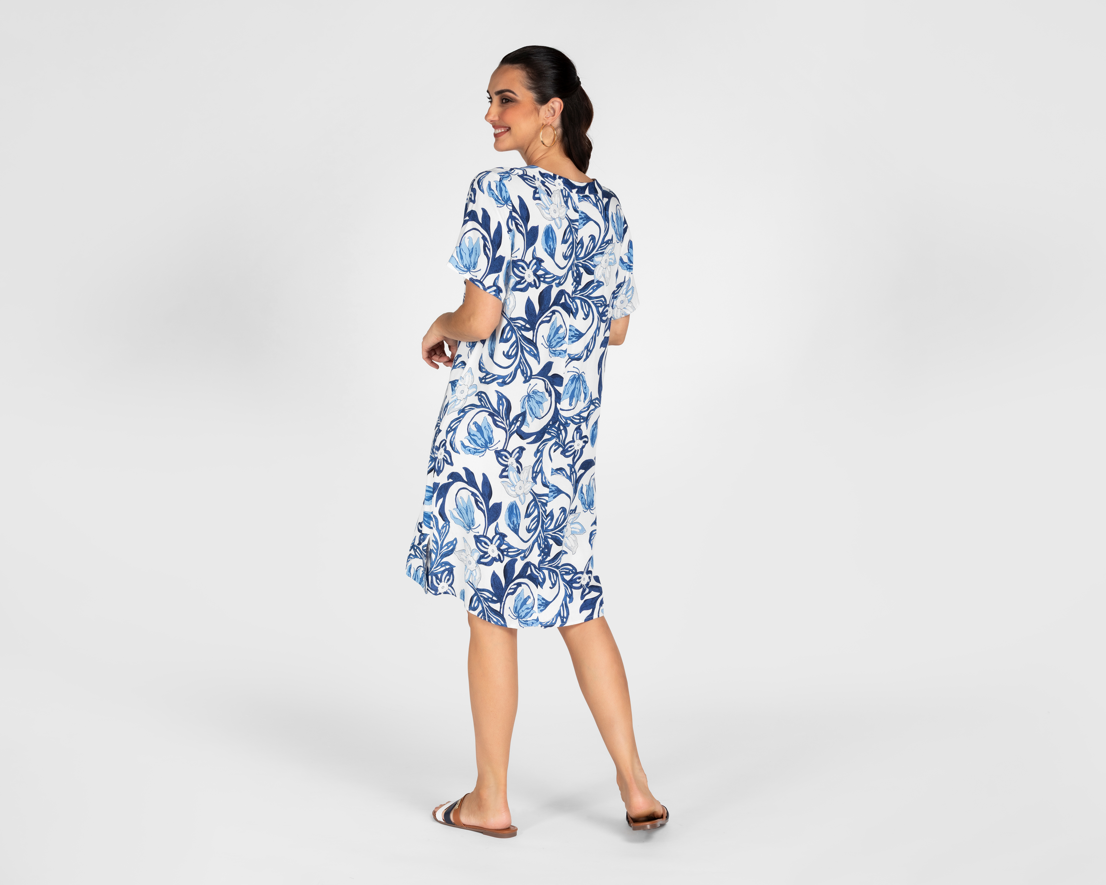 Foto 4 pulgar | Foto 3 | Vestido Casual Lady Sun Manga Corta