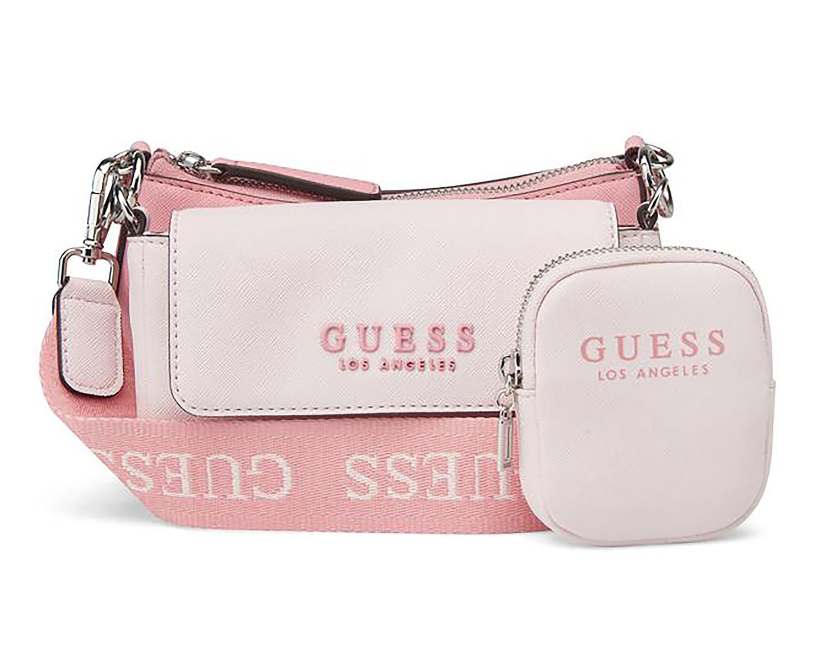 Foto 2 pulgar | Foto 1 | Bolsa Cruzada Guess Abbie con Monedero
