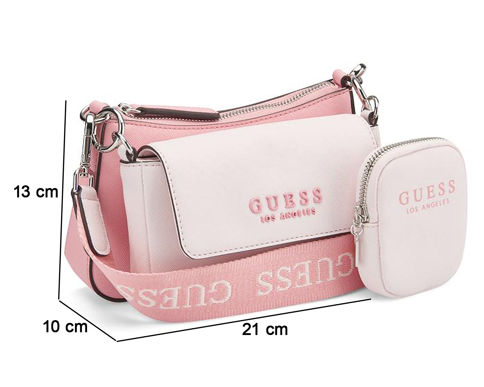 Foto 6 pulgar | Foto 5 | Bolsa Cruzada Guess Abbie con Monedero
