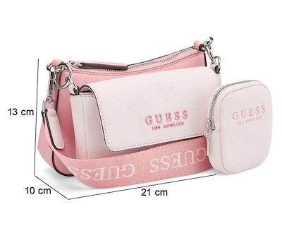 Foto 5 | Foto 5 | Bolsa Cruzada Guess Abbie con Monedero