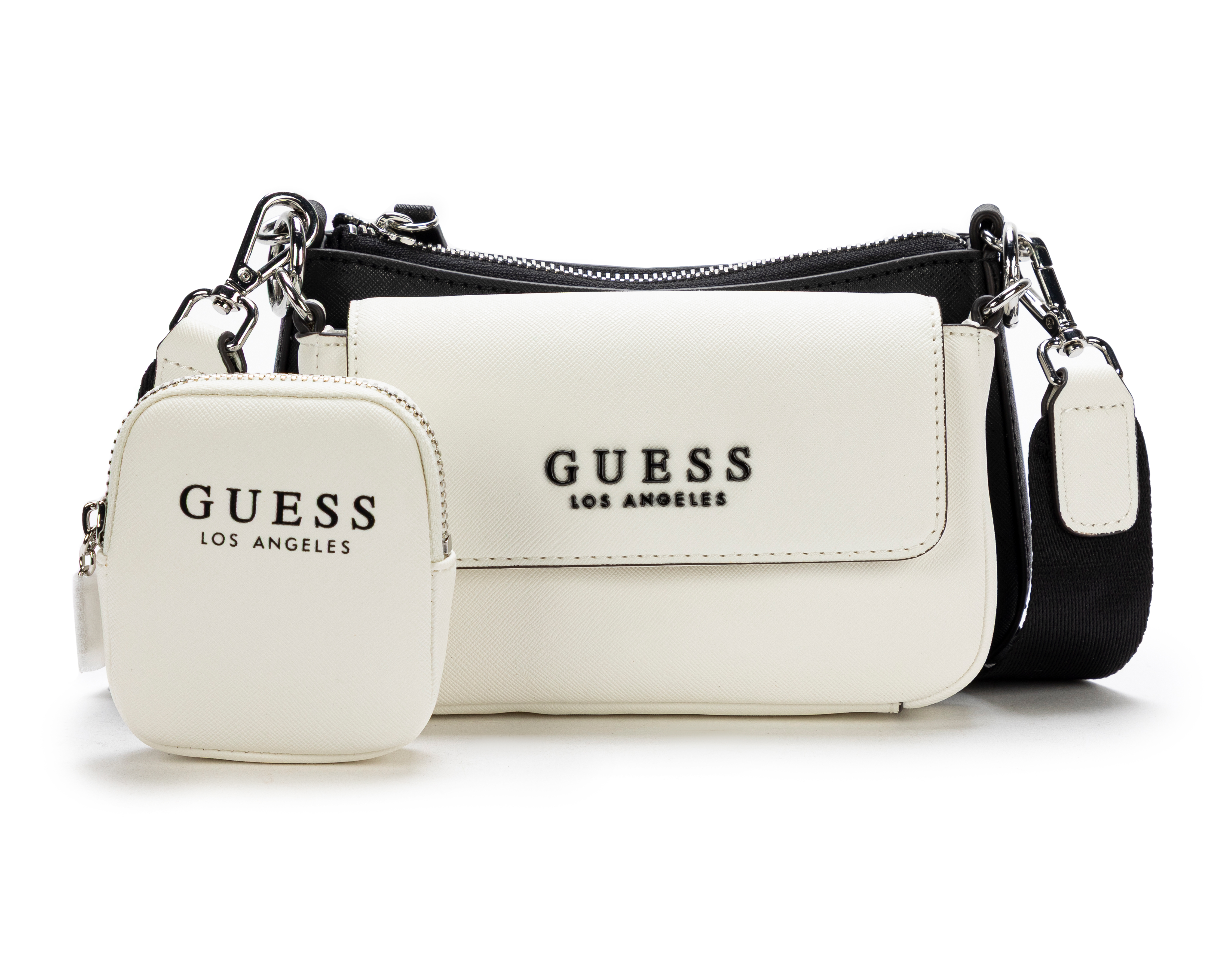 Foto 2 pulgar | Foto 1 | Bolsa Cruzada Guess Abbie Mini
