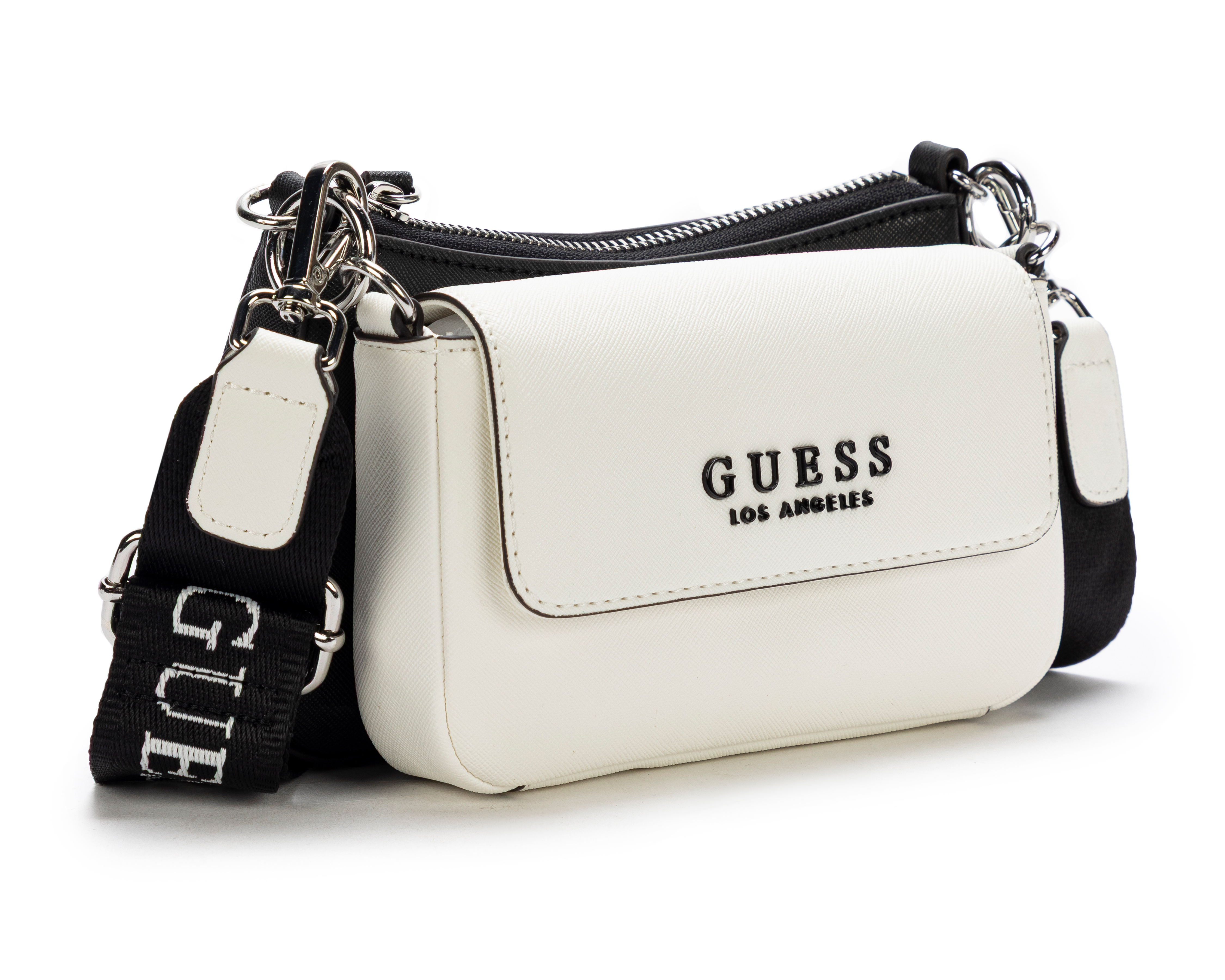 Foto 3 pulgar | Foto 2 | Bolsa Cruzada Guess Abbie Mini