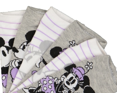 Foto 2 | Foto 2 | Calcetas Cortas Disney Minnie Mouse para Mujer 6 Pares