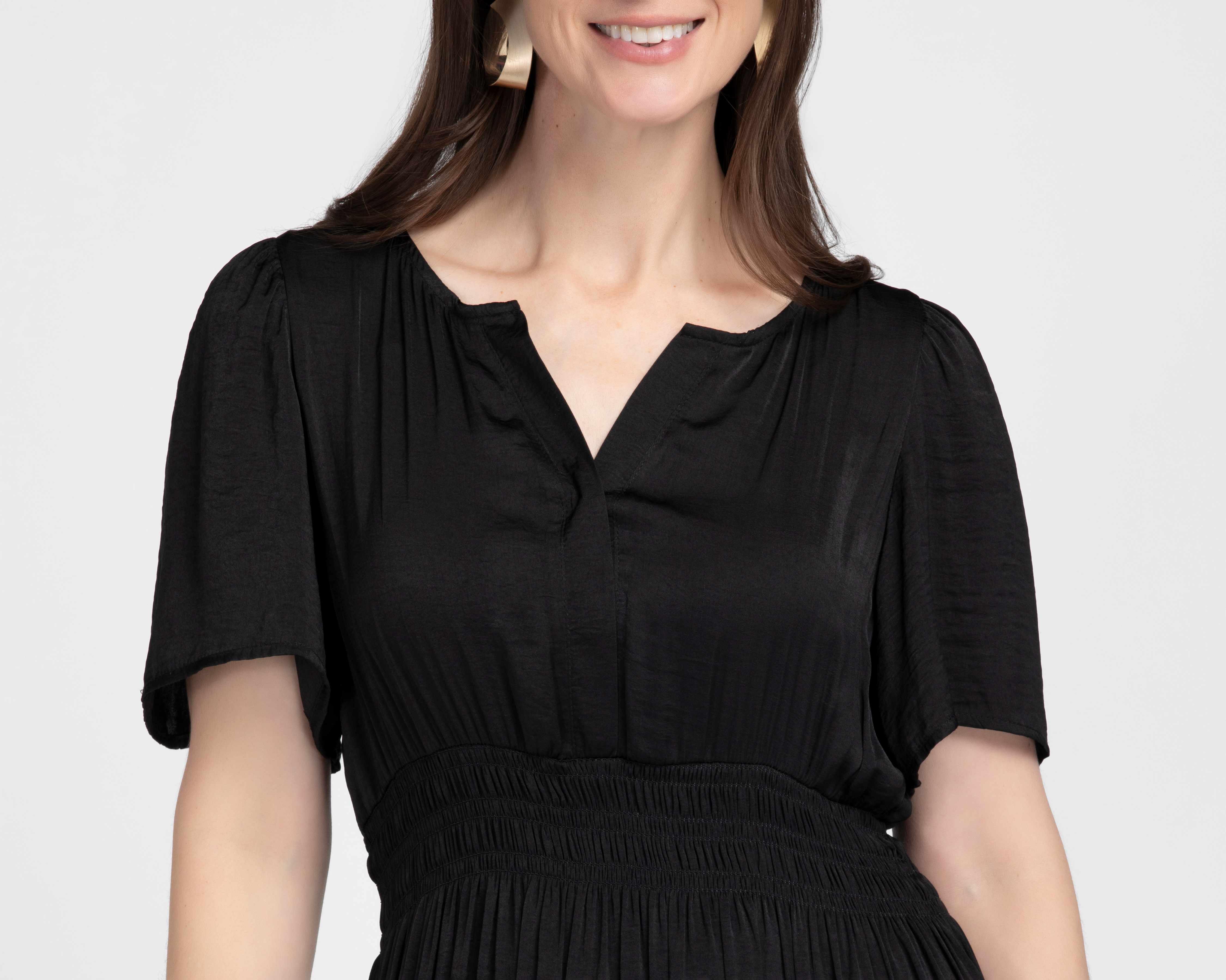 Foto 5 pulgar | Foto 4 | Vestido Casual Sahara Negro Midi para Mujer