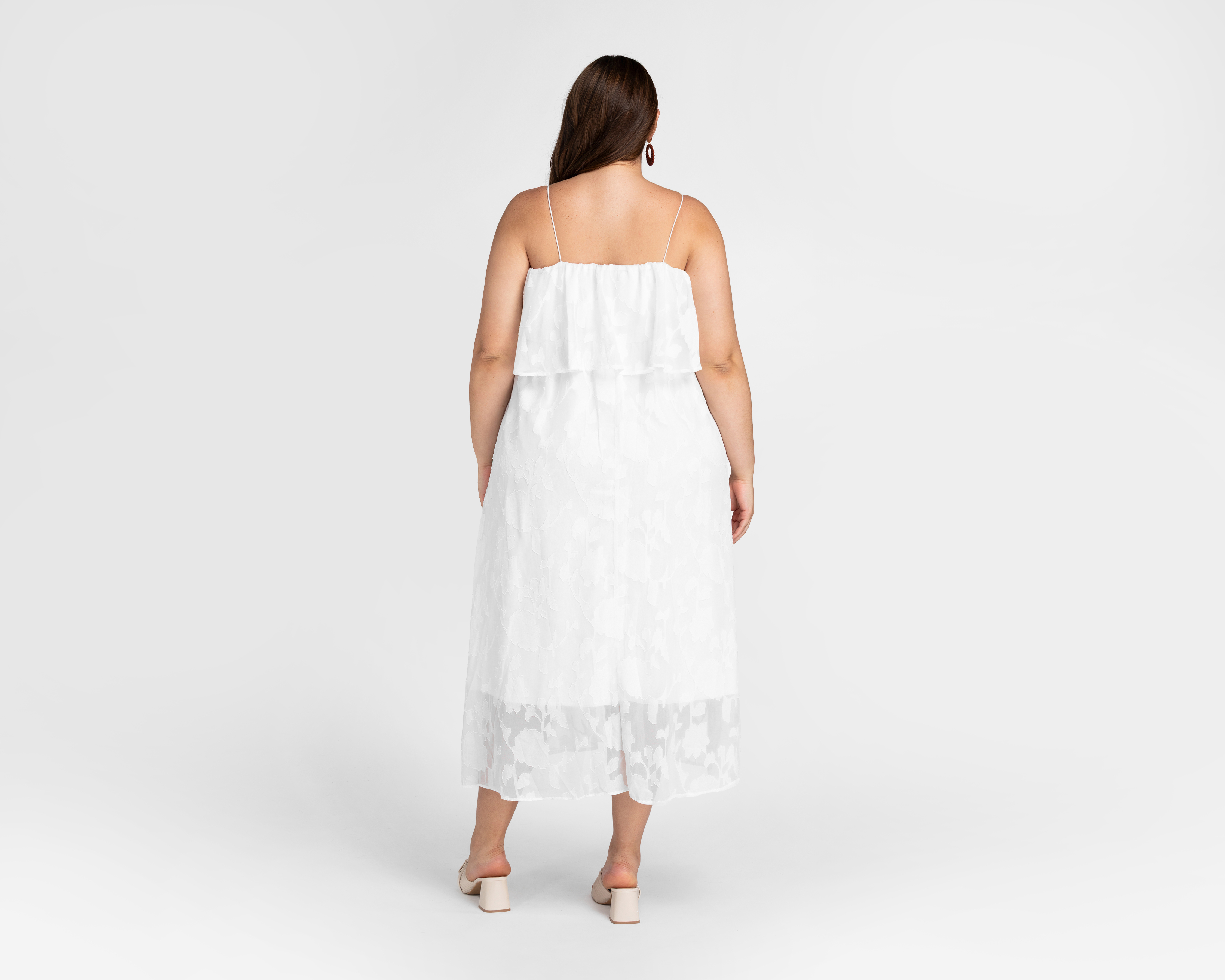 Foto 3 | Foto 3 | Vestido Casual Sahara Blanco de Tirantes para Mujer