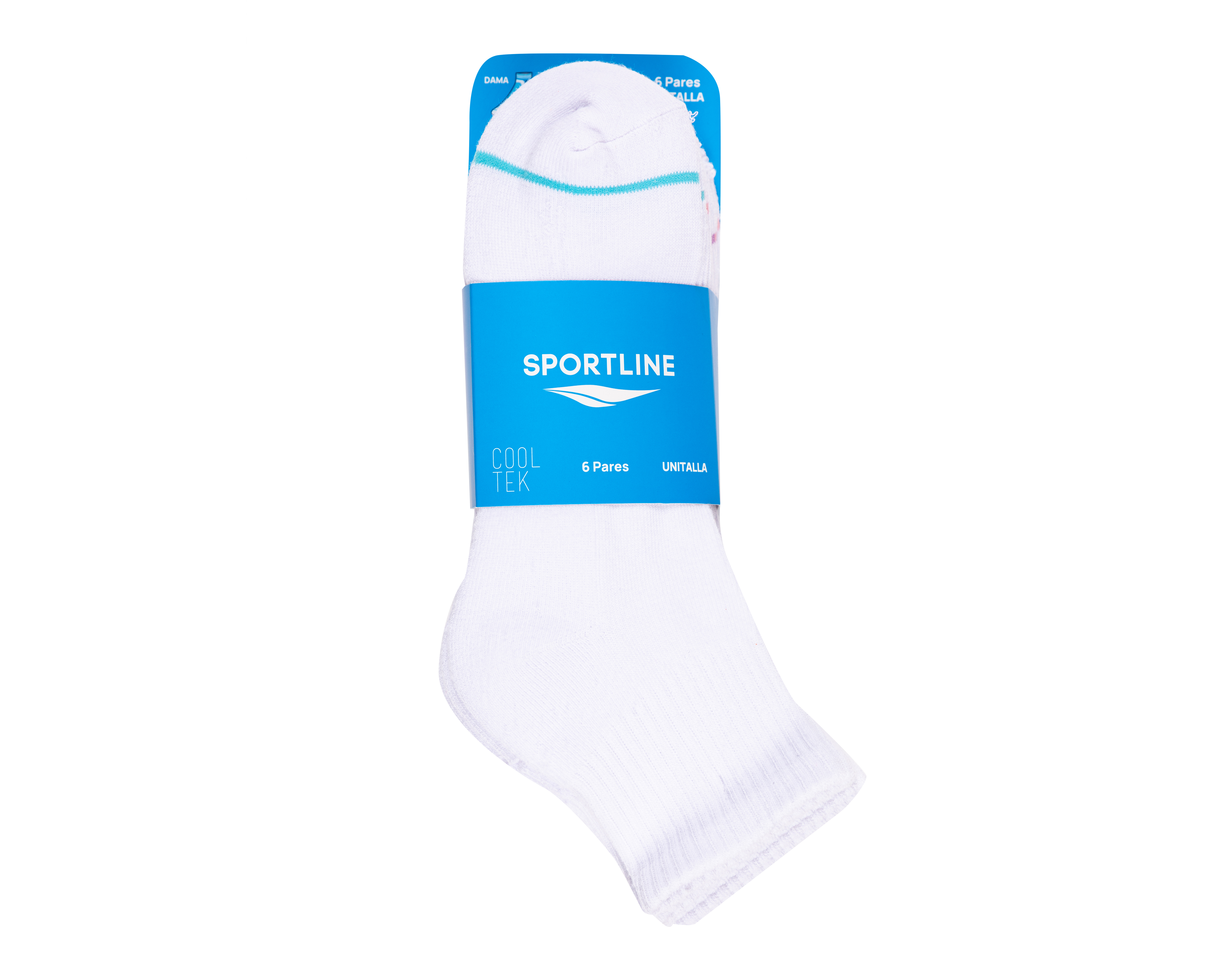 Foto 4 pulgar | Foto 3 | Calcetas Deportivas Sportline para Mujer 6 Pares