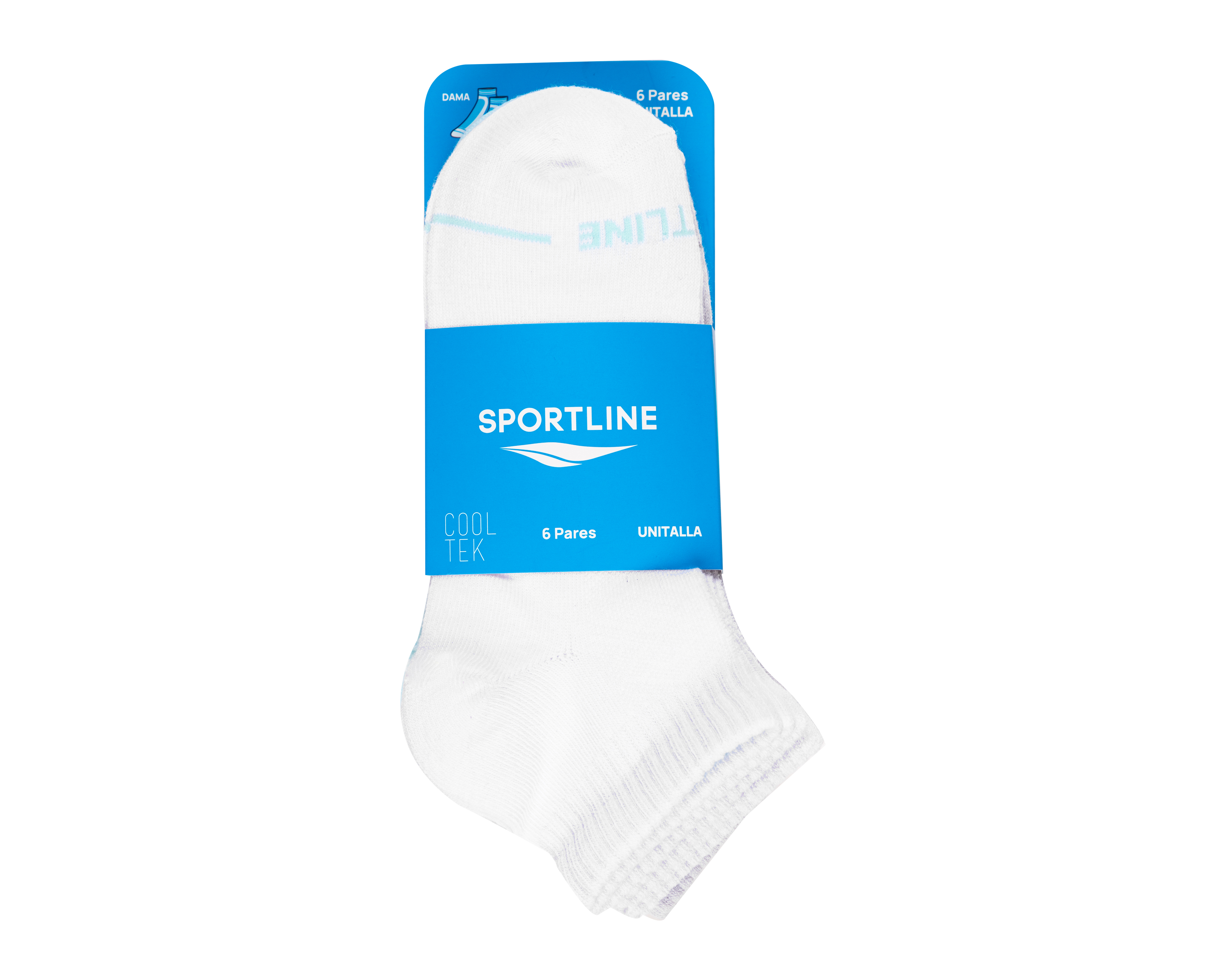 Foto 4 pulgar | Foto 3 | Calcetas Deportivas Sportline para Mujer 6 Pares