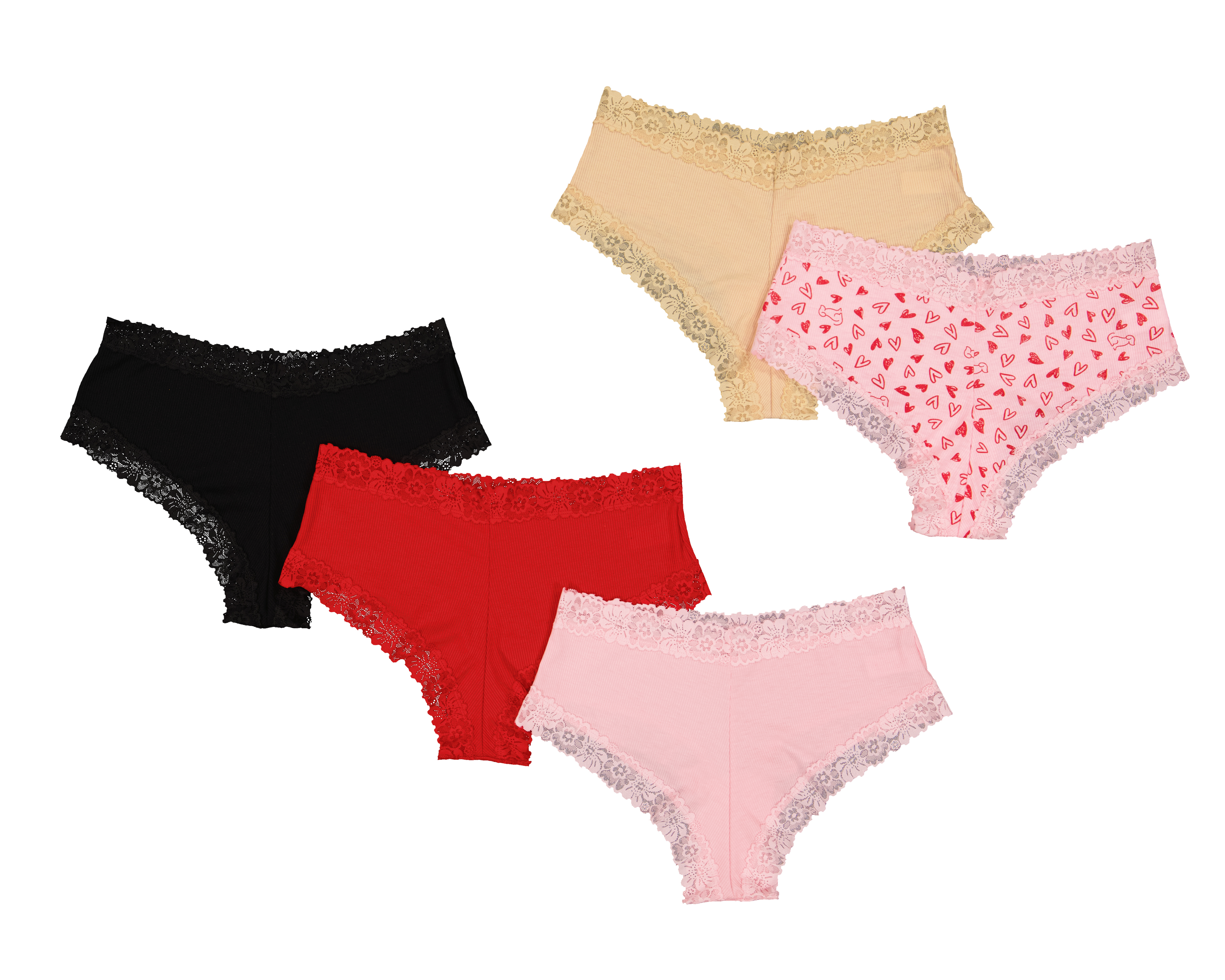 Foto 2 | Foto 2 | Bikini con Encaje Lovest para Mujer 5 Piezas