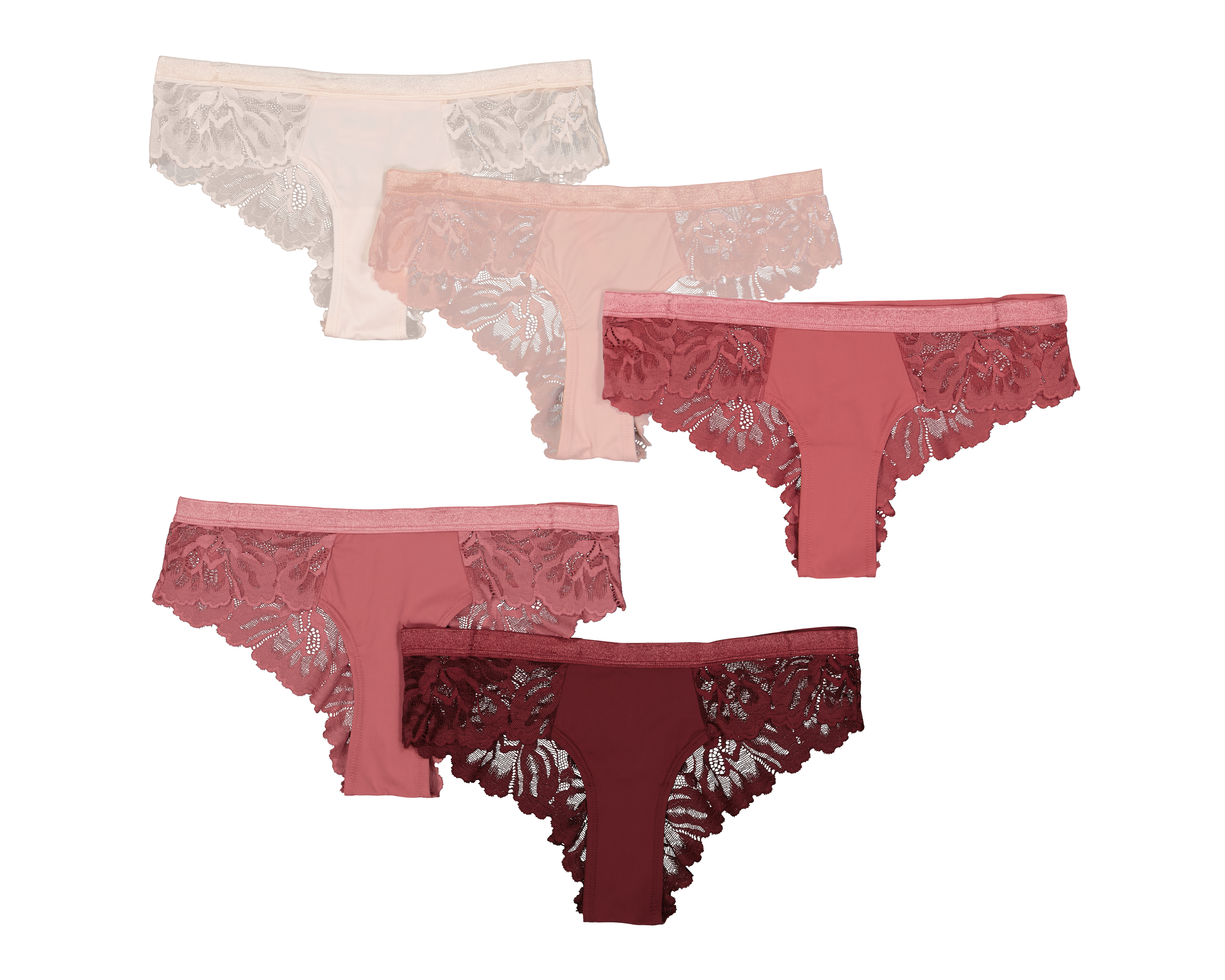 Bikini con Encaje Eva tu Estilo Íntimo para Mujer 5 Piezas