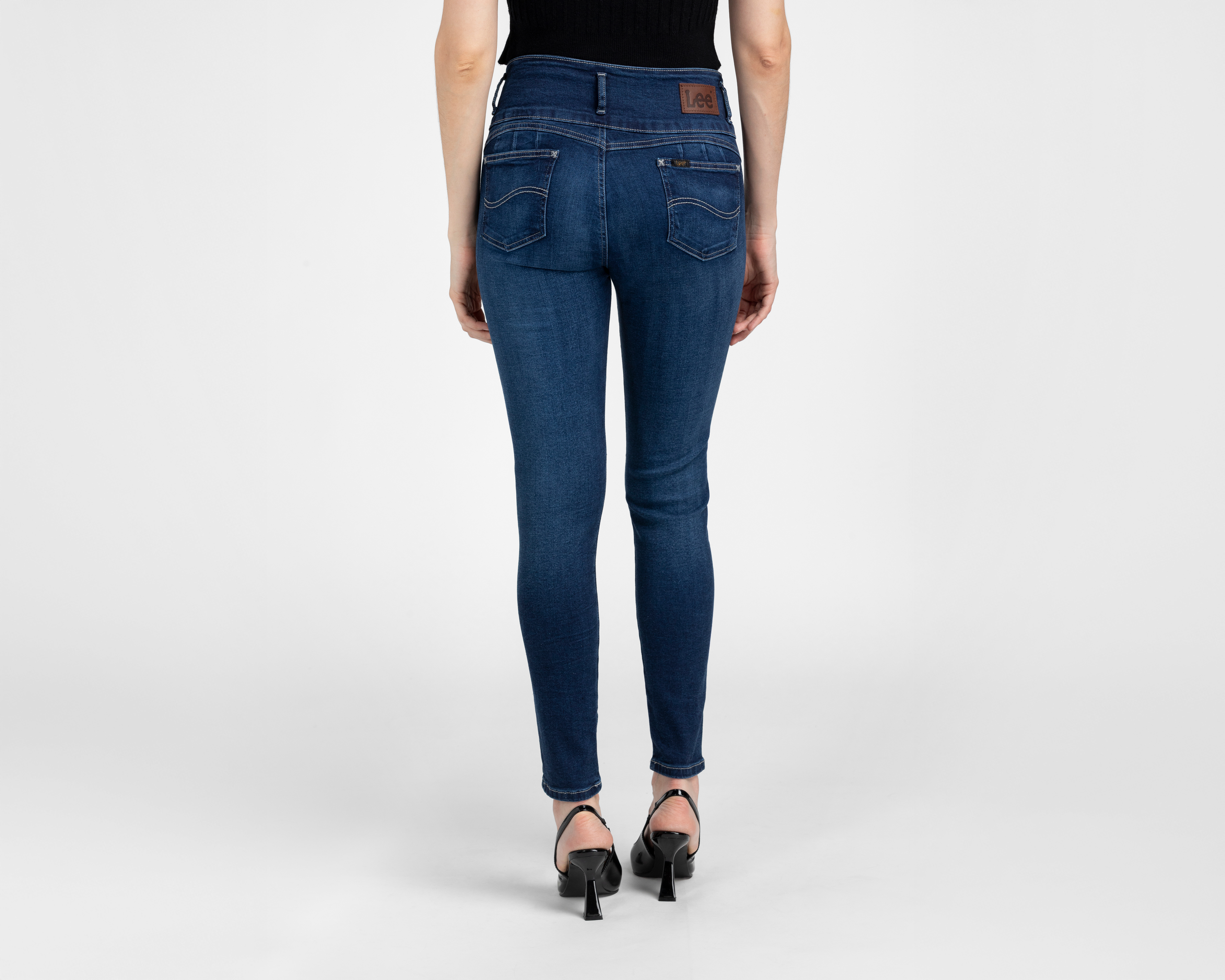 Foto 3 | Foto 3 | Jeans Skinny Lee para Mujer