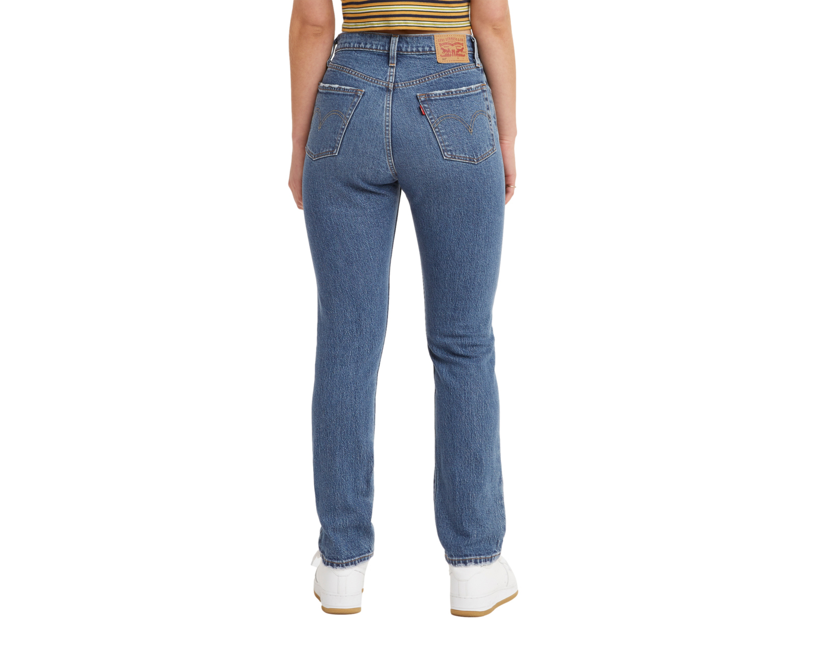 Foto 4 pulgar | Foto 3 | Jeans Recto Levi's 501 para Mujer