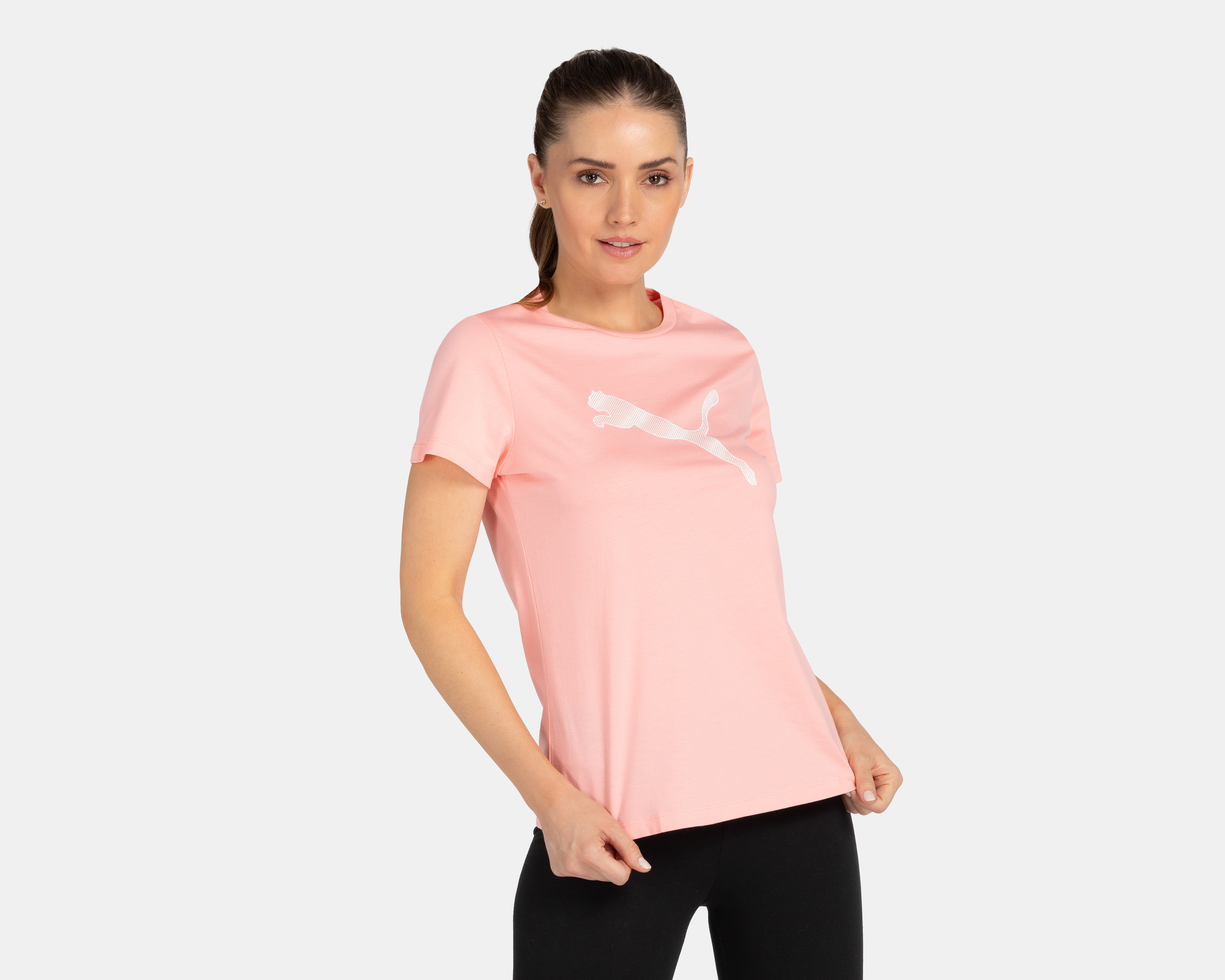 Foto 2 pulgar | Foto 1 | Playera de Entrenamiento Puma con Estampado para Mujer