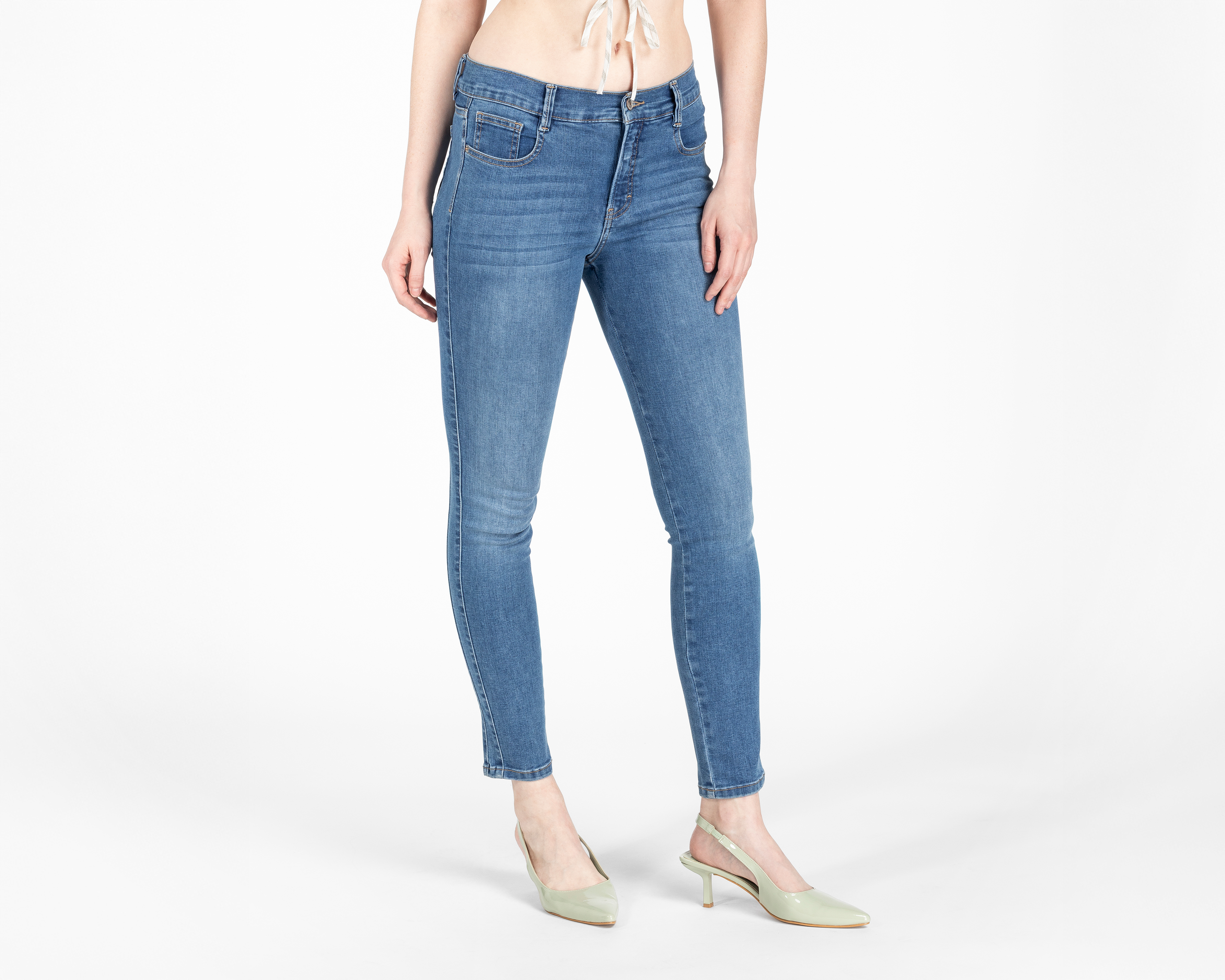 Jeans Skinny Oh Pomp para Mujer
