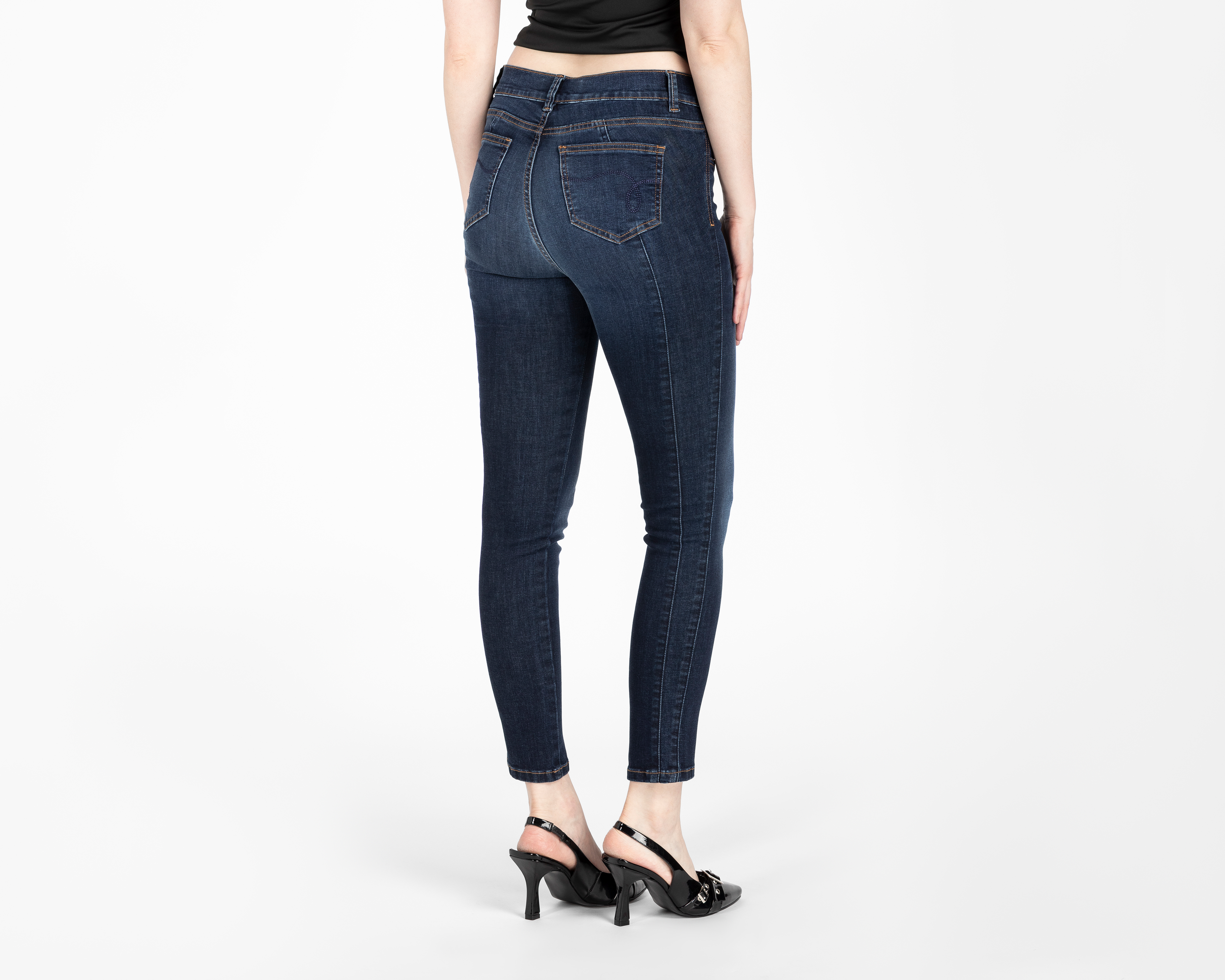 Foto 4 pulgar | Foto 3 | Jeans Skinny Oh Pomp para Mujer