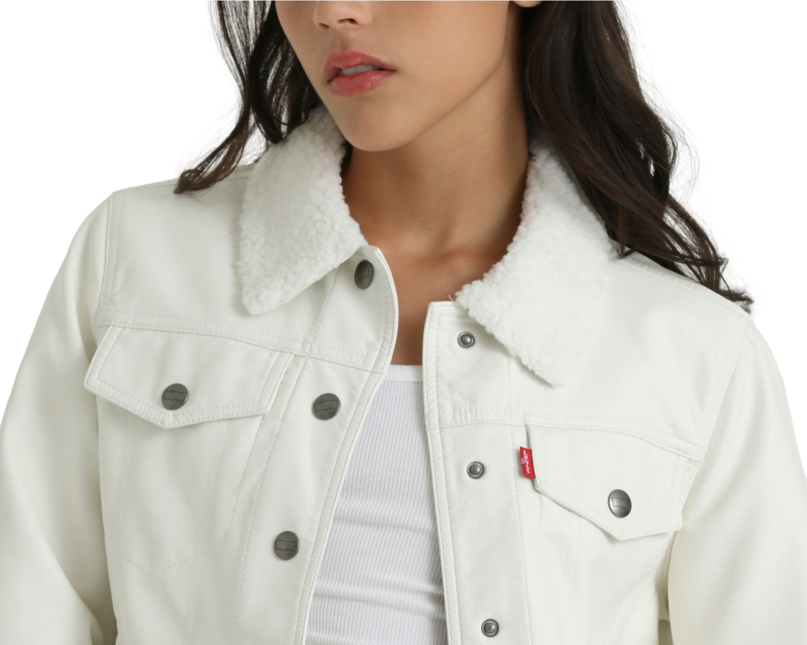 Foto 6 | Foto 6 | Chamarra Levi's Trucker con Sherpa