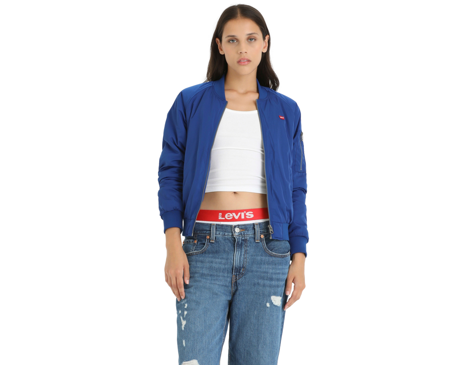 Foto 1 | Foto 1 | Chamarra Levi's Azul con Cierre