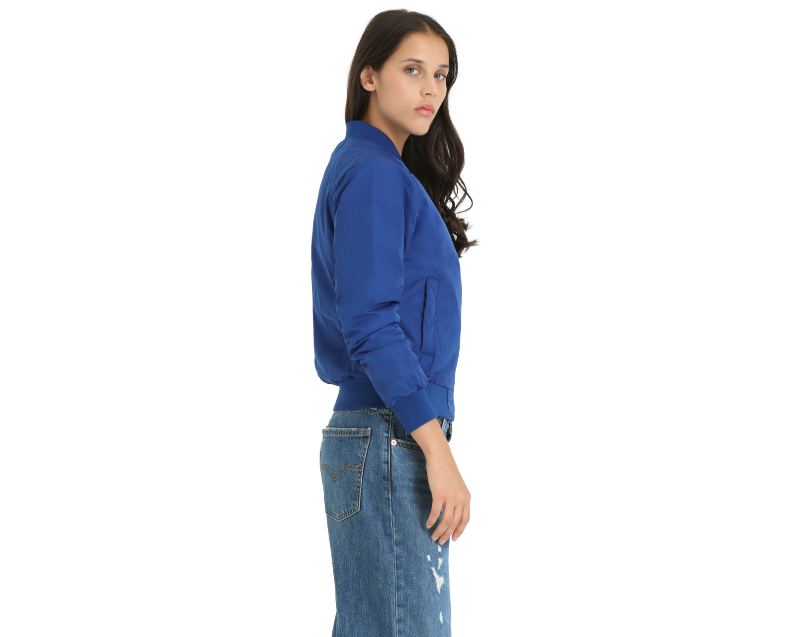 Foto 3 pulgar | Foto 2 | Chamarra Levi's Azul con Cierre
