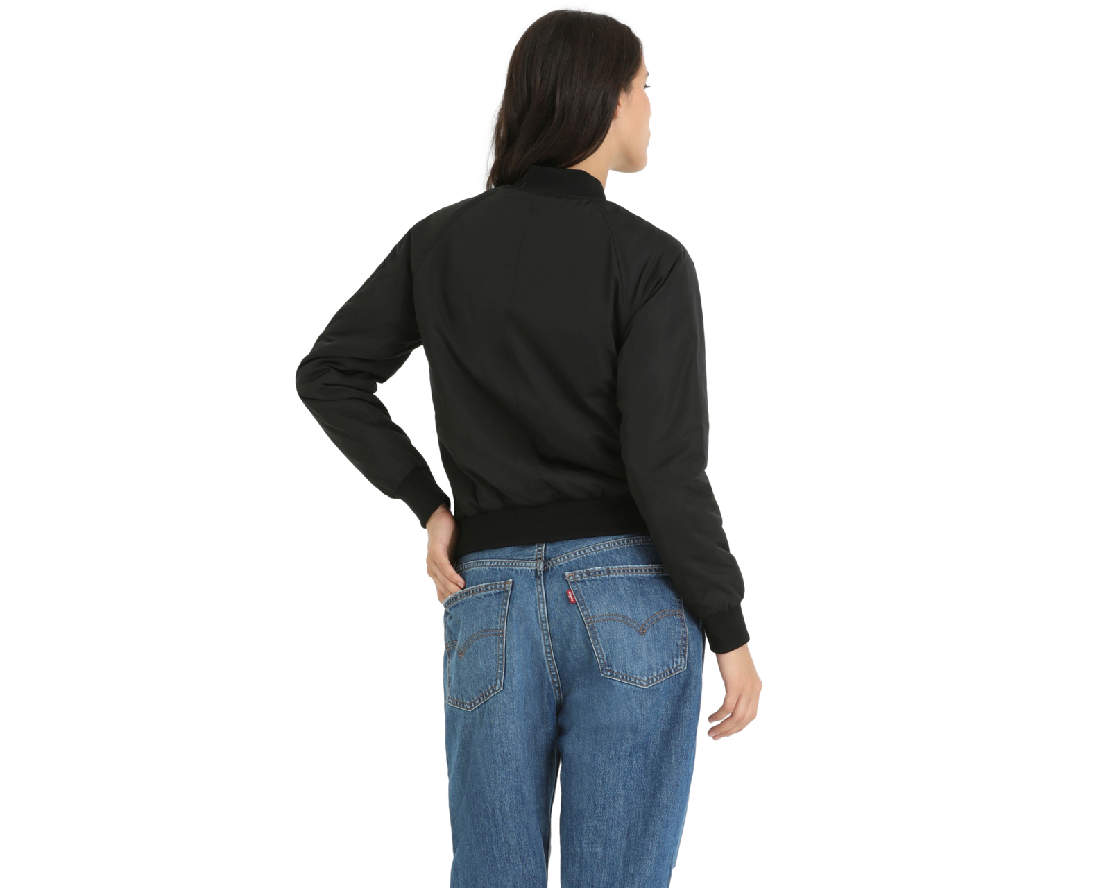 Foto 4 pulgar | Foto 3 | Chamarra Levi's Negra con Cierre