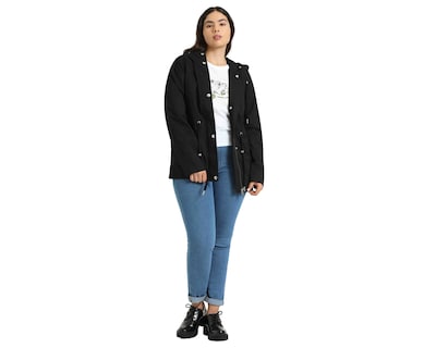 Foto 4 | Foto 4 | Chamarra Levi's Negra con Capucha