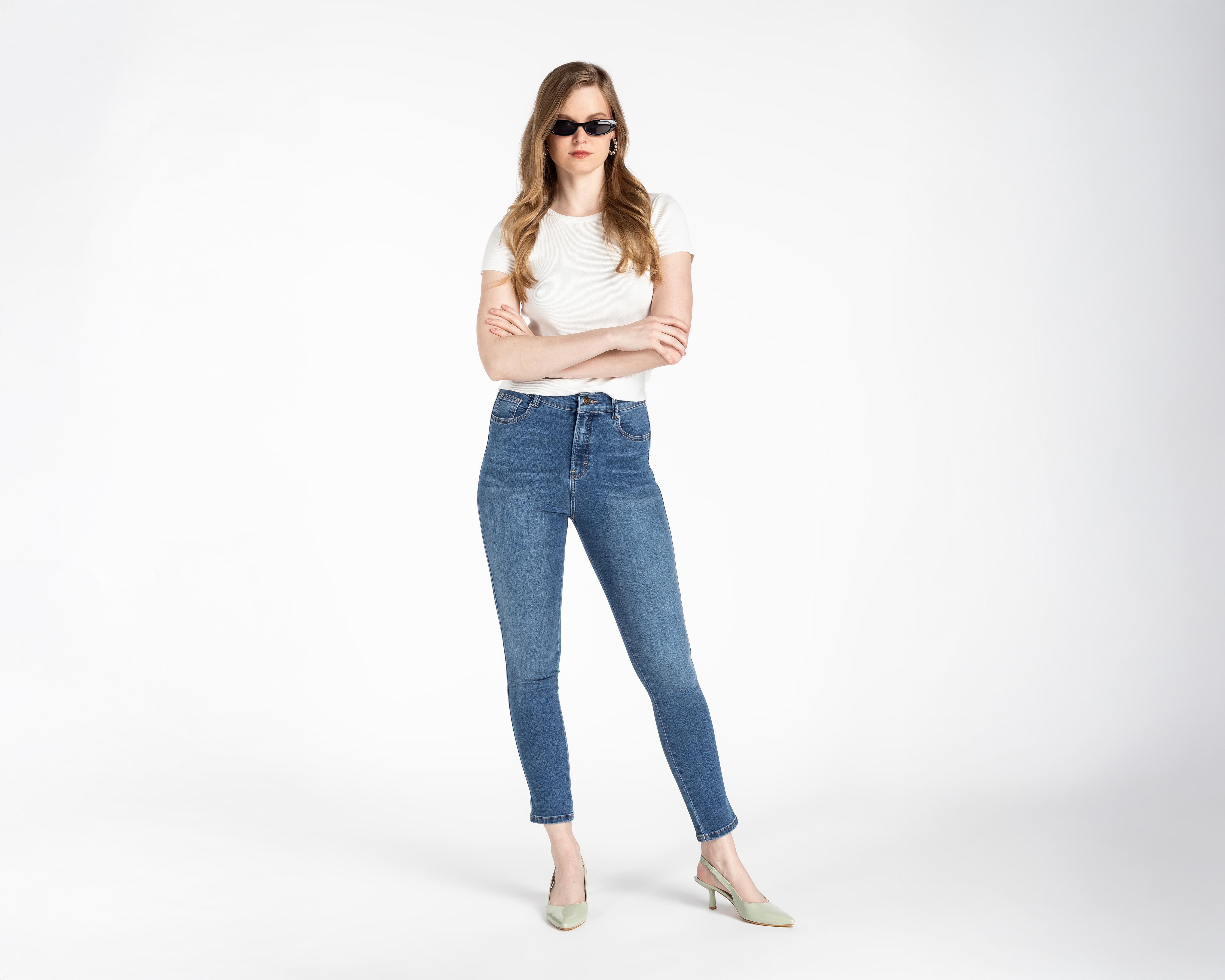 Foto 2 | Foto 2 | Jeans Skinny Oh Pomp para Mujer